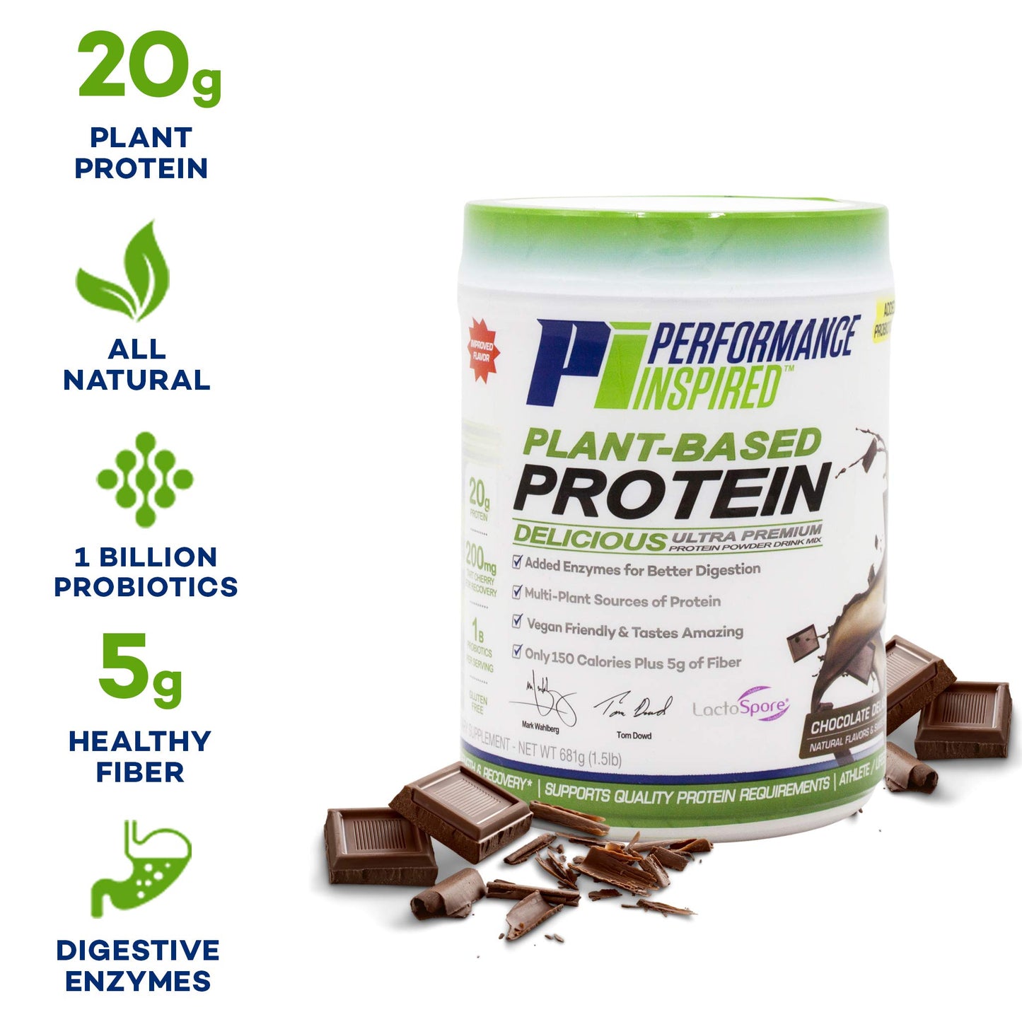 Performance Inspired Plant Protein Powder Chocolate Delight 24 Servings