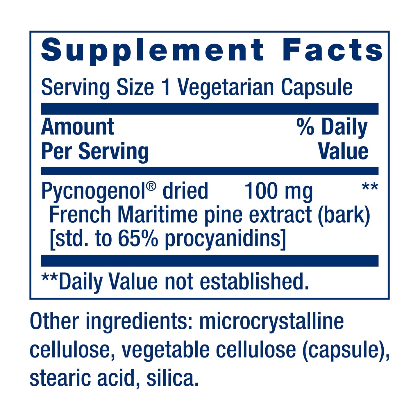 Life Extension Pycnogenol – French Maritime Pine Bark Extract – 60 Capsules