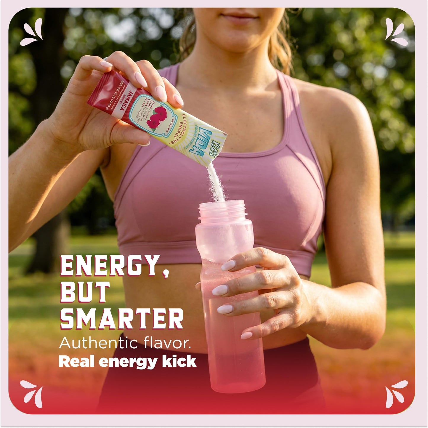 KLASS VIDA Energy + Hydration Hibiscus Electrolytes Powder, 4.23 oz