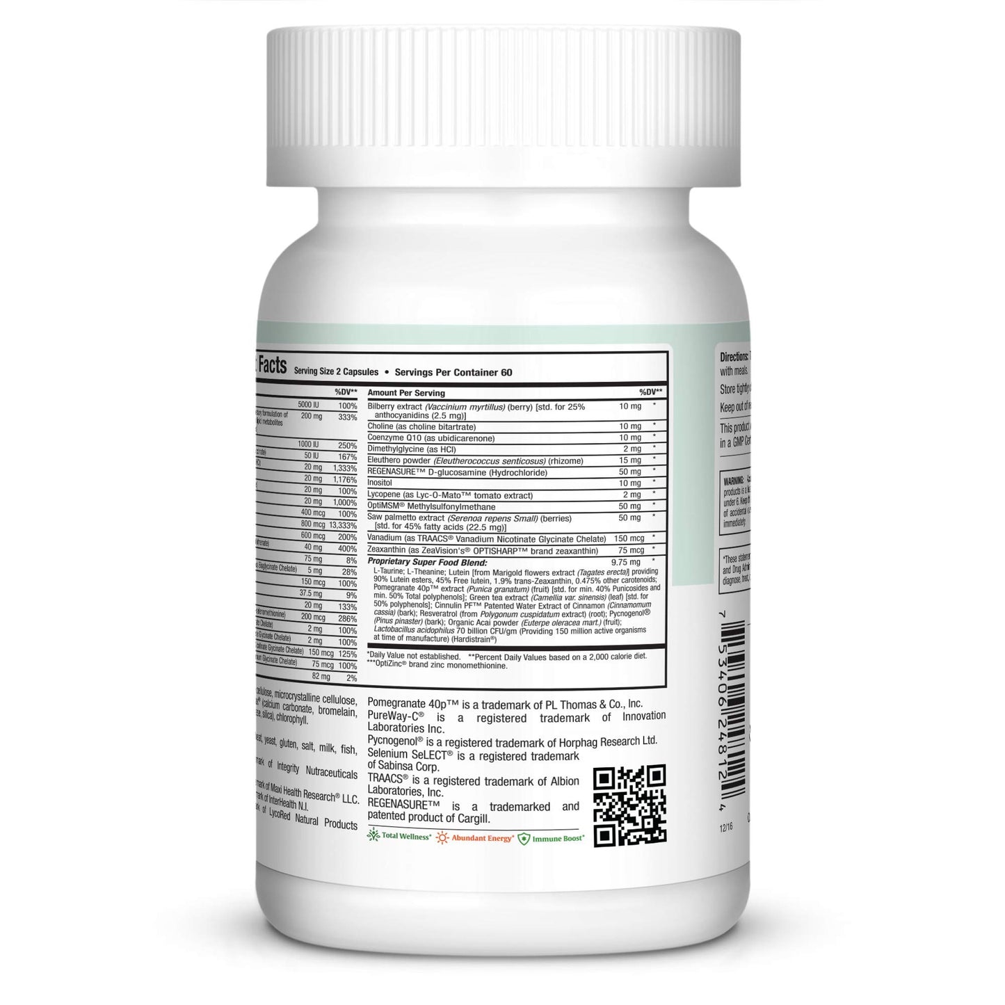 Maxi Health Multivitamin 50 Plus 60 Capsules