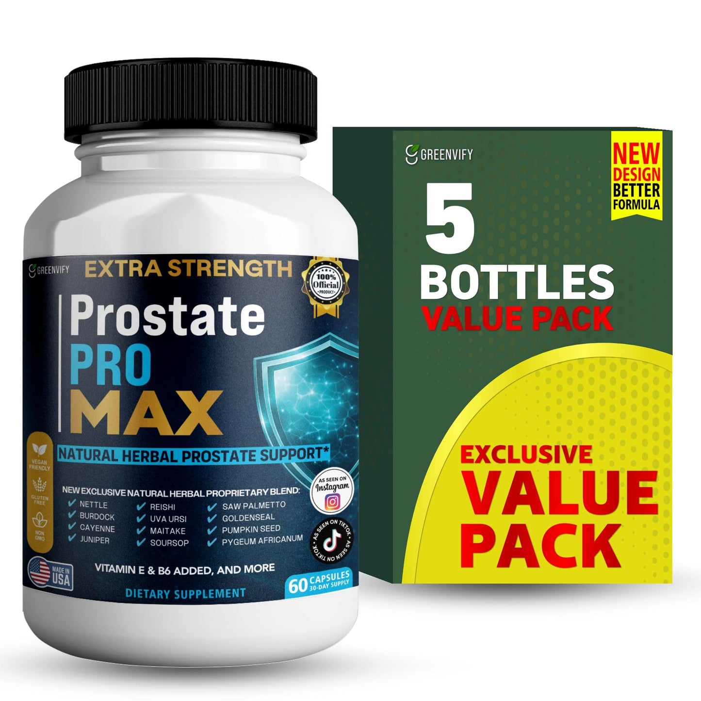 GREENVIFY Prostate Pro Max Capsule 60 Count