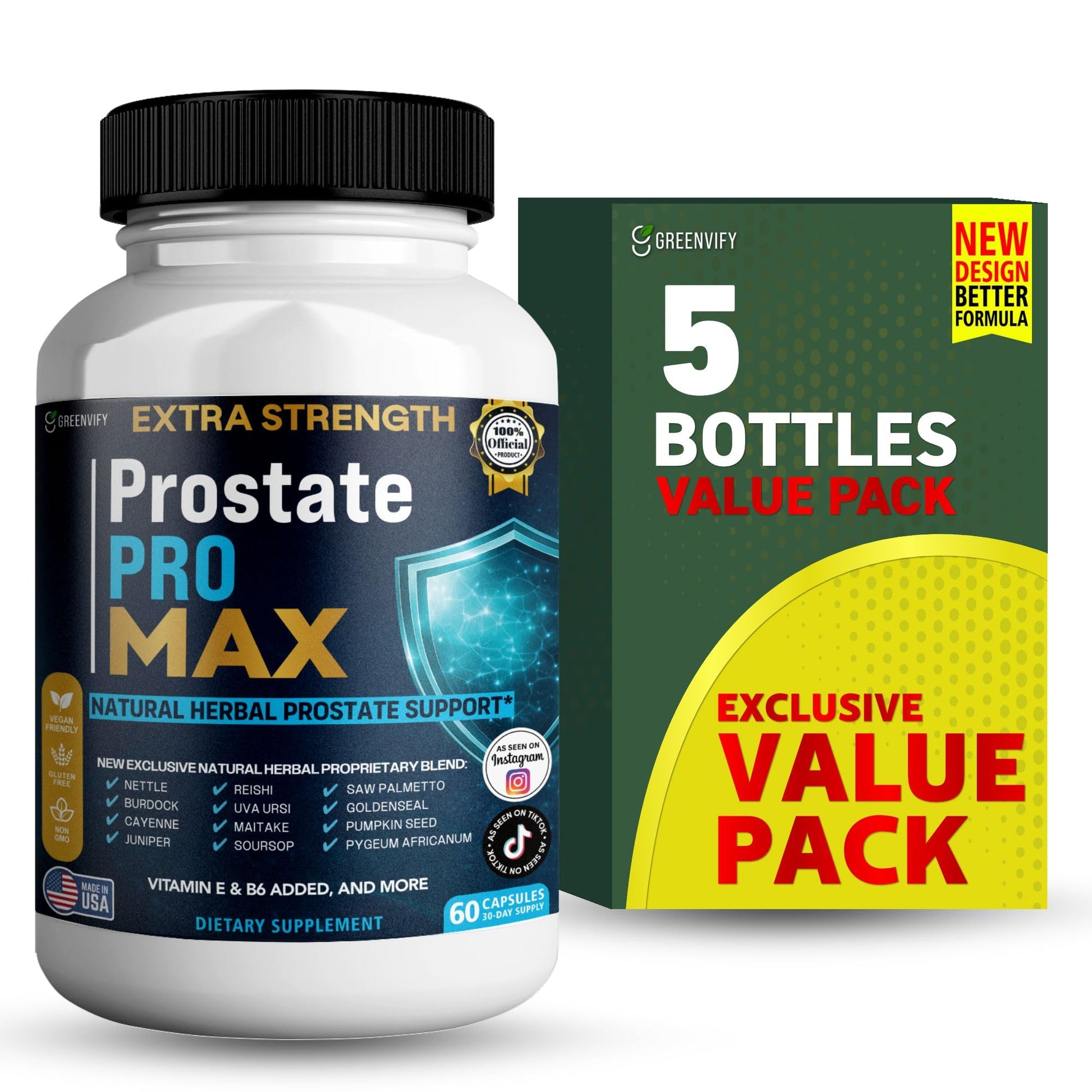 GREENVIFY Prostate Pro Max Capsule 60 Count