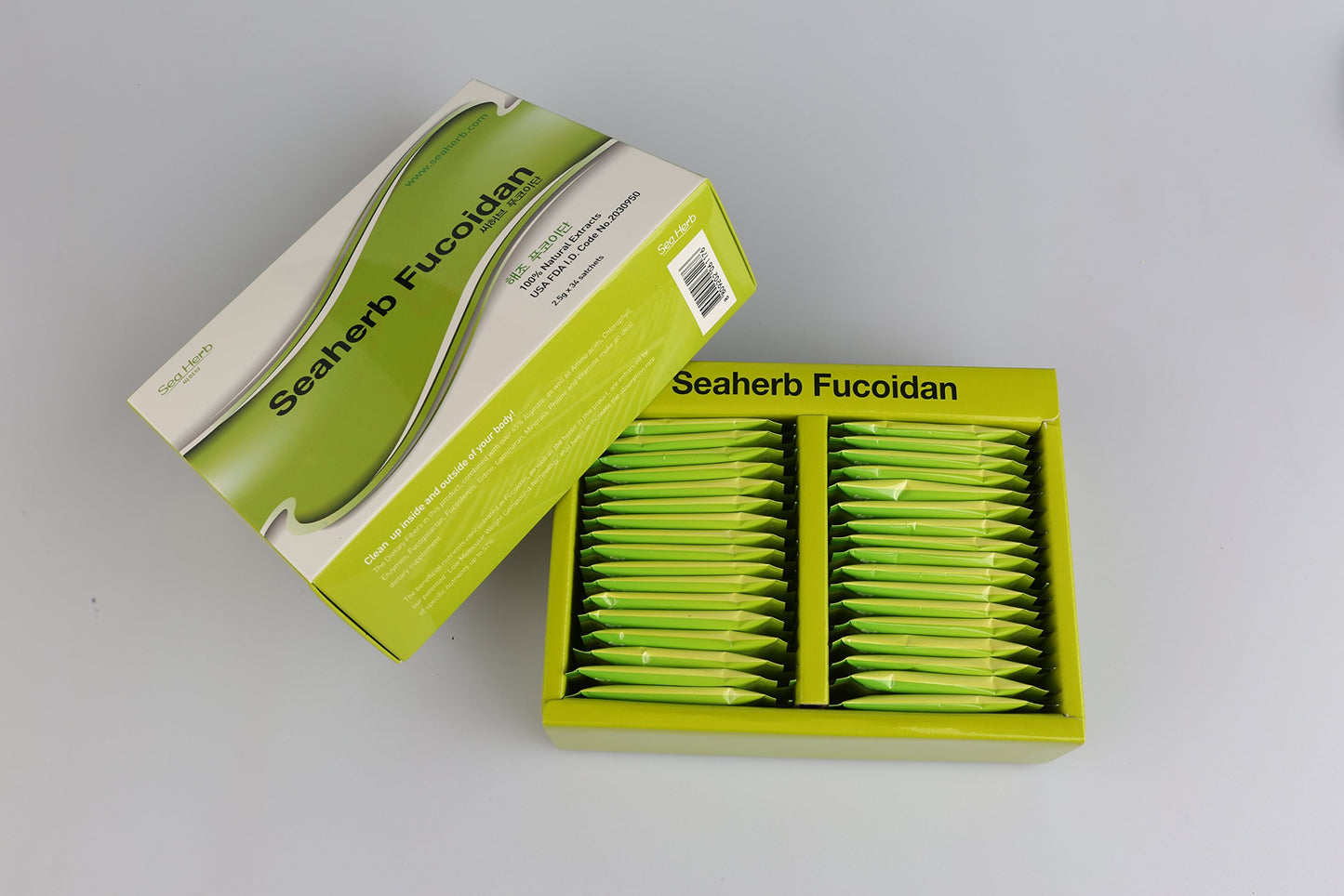 SeaHerb Fucoidan Powder, 85g (34 Sachets)