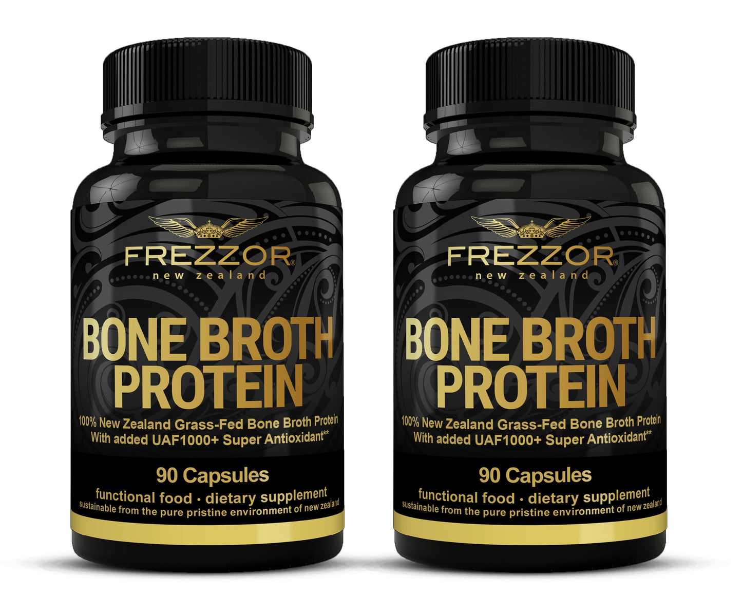 FREZZOR Bone Broth Protein Capsules, 180 Capsules