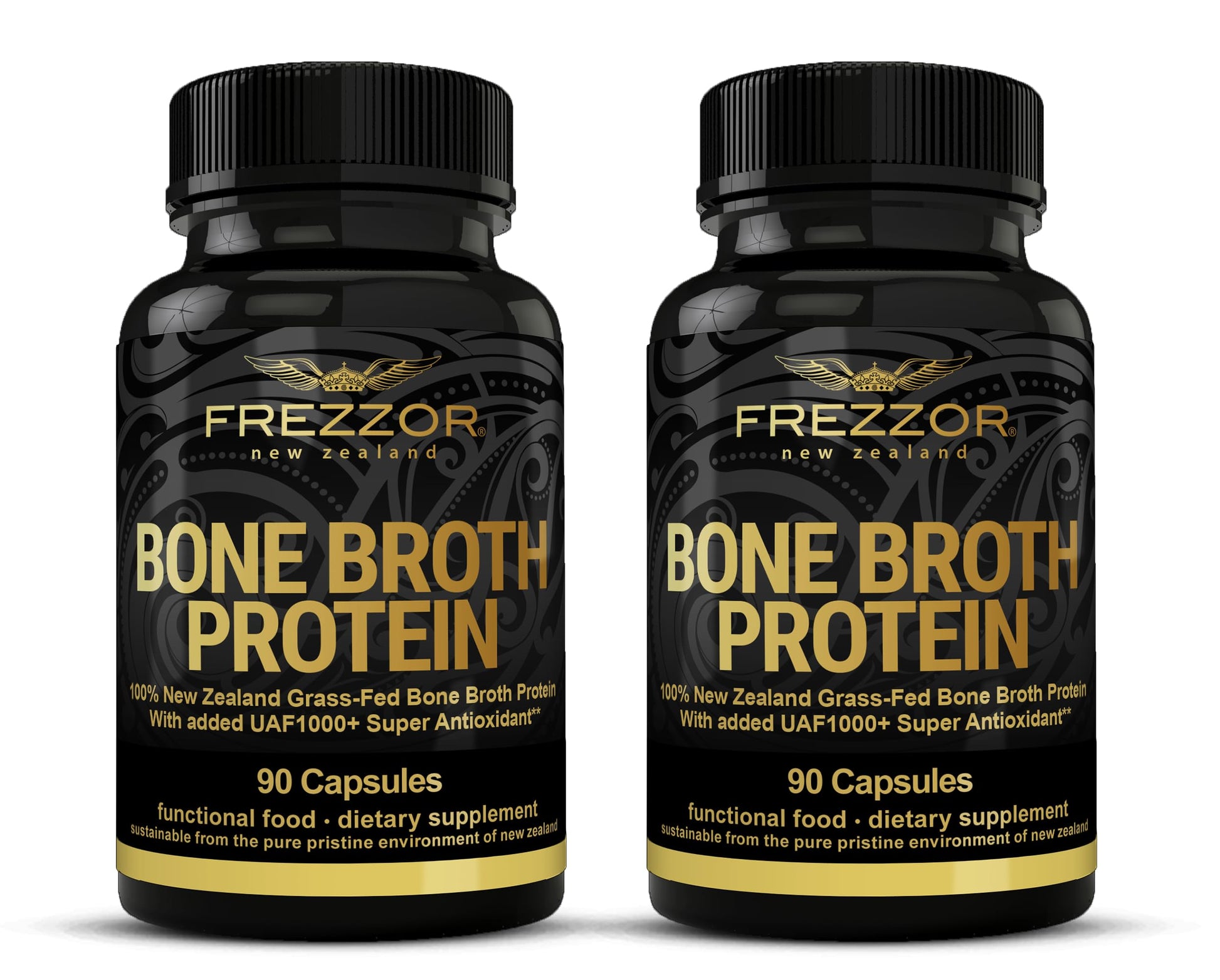 FREZZOR Bone Broth Protein Capsules, 180 Capsules