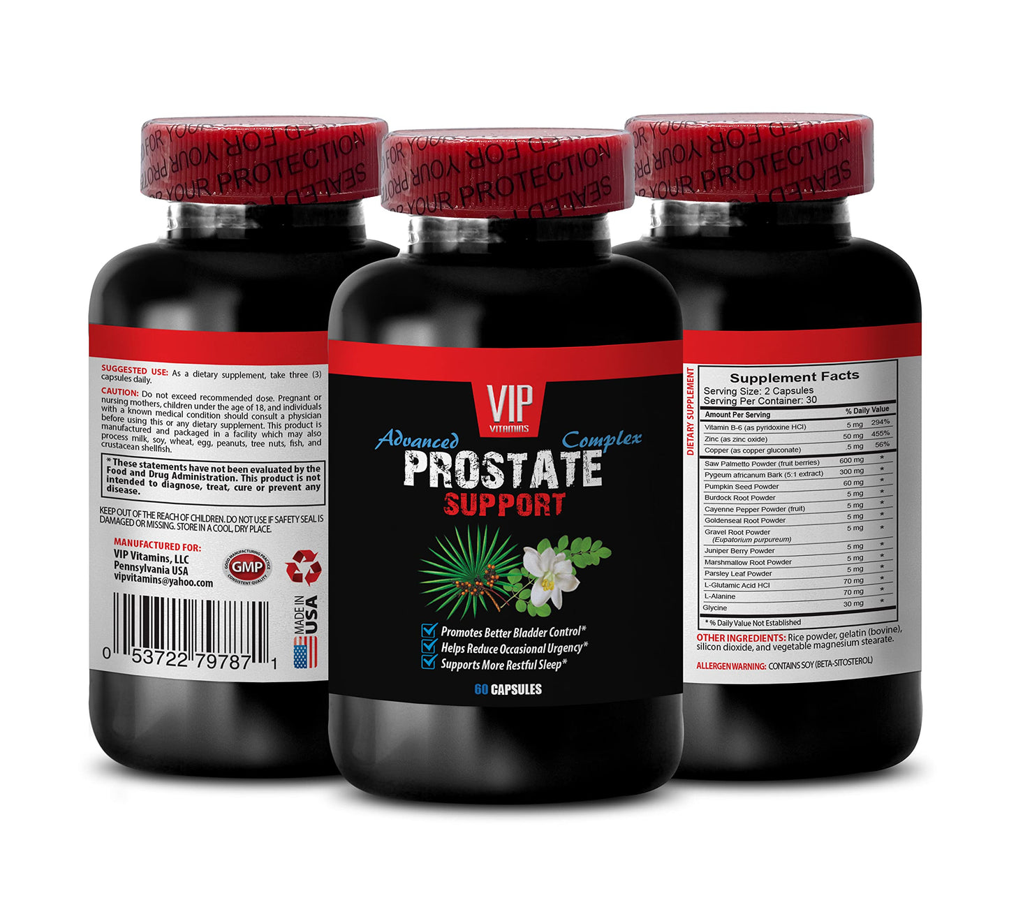 Skin Care Solutions Prostate Support Herbal Capsules 120