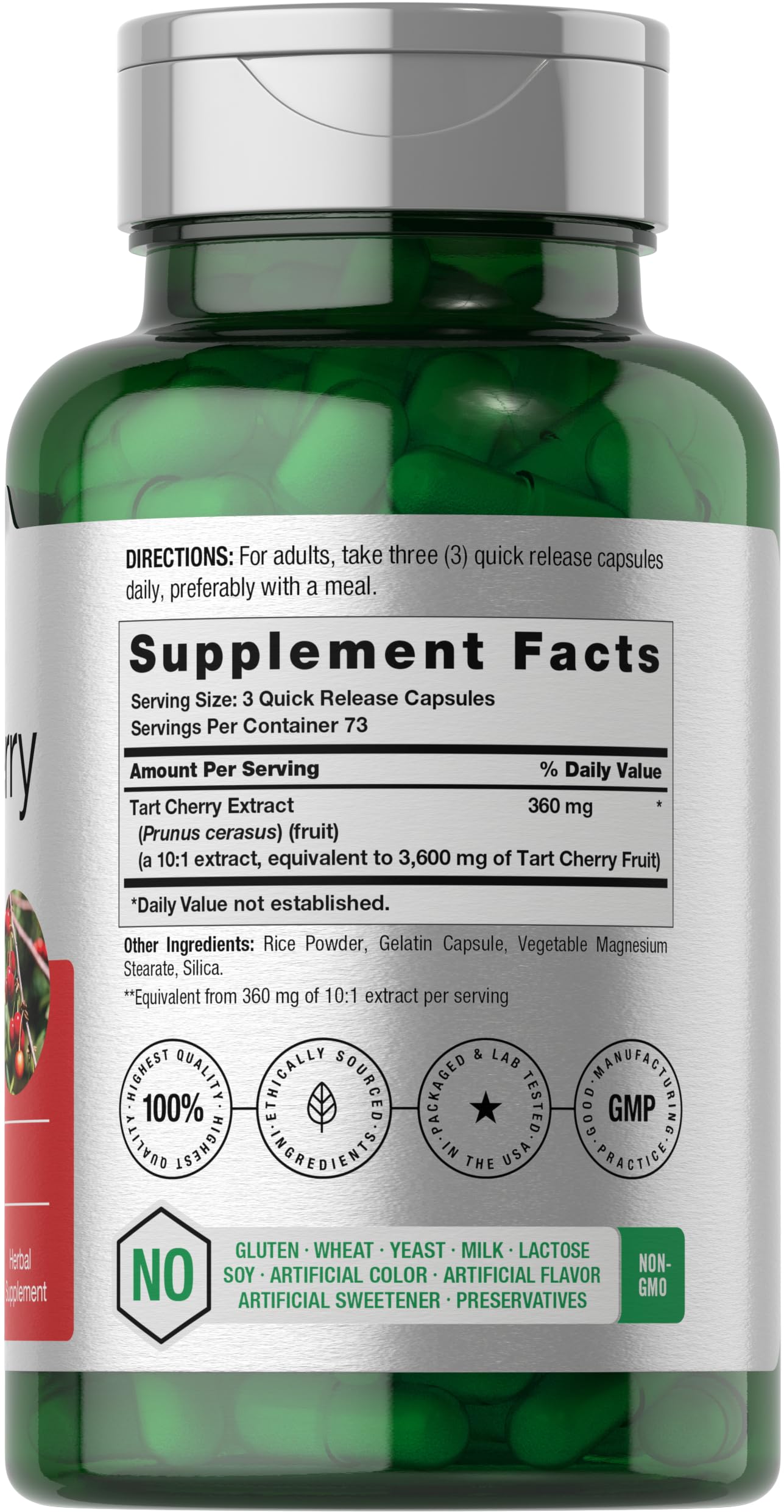 Horbäach Tart Cherry Extract Capsules 220
