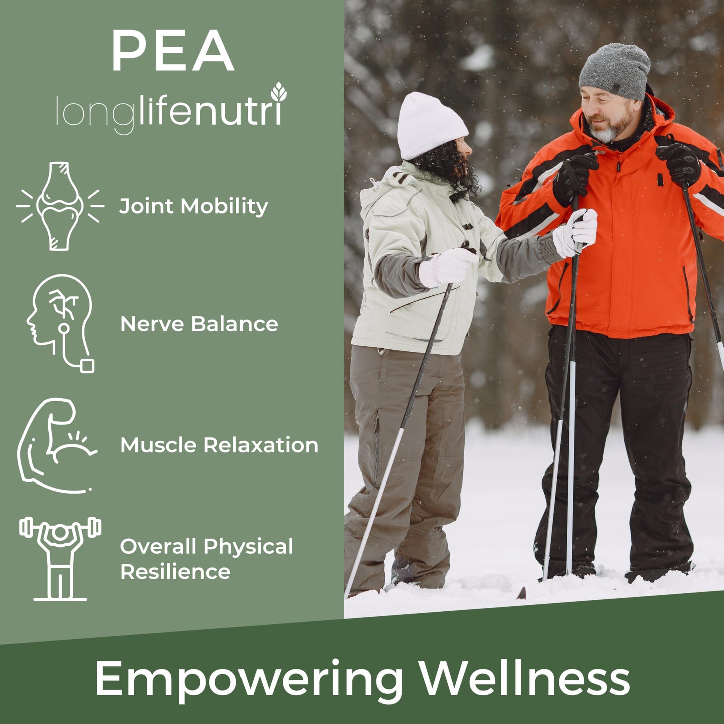 LongLifeNutri Palmitoylethanolamide (Pea) 400mg Capsule, 120 Count