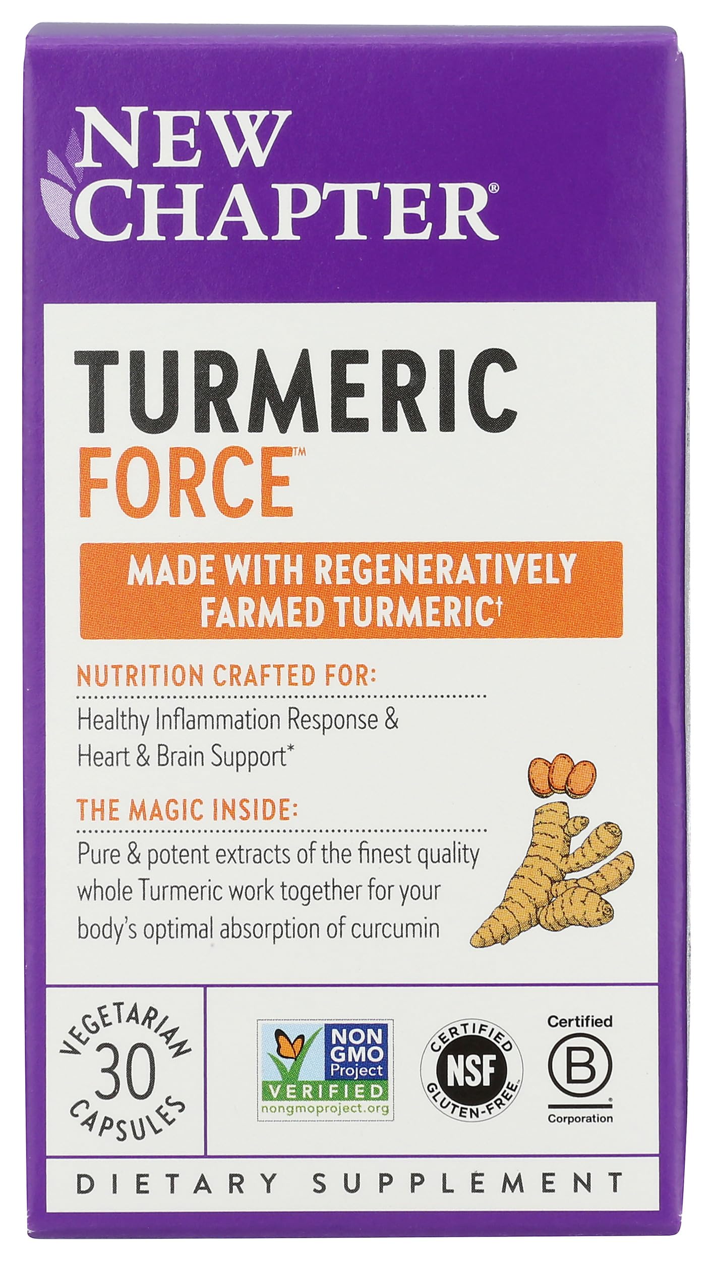 New Chapter Turmeric Force Capsules 30