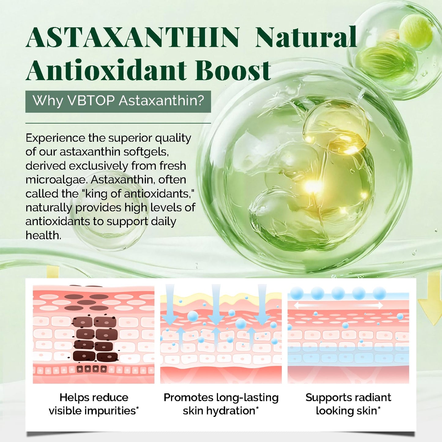 VBTOP Astaxanthin 6 mg Softgels 120