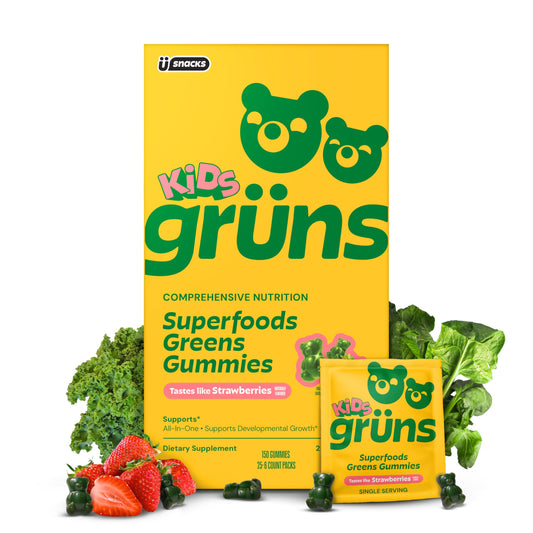 Grüns Kids Daily Mushroom Herbal Gummies, 25 Count