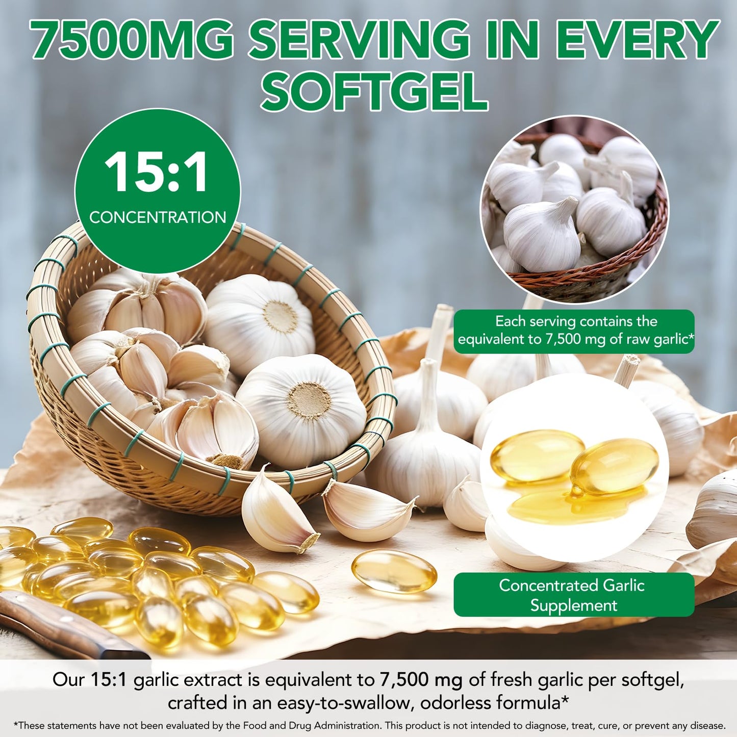vopxccvy Aged Garlic Extract Softgels 300