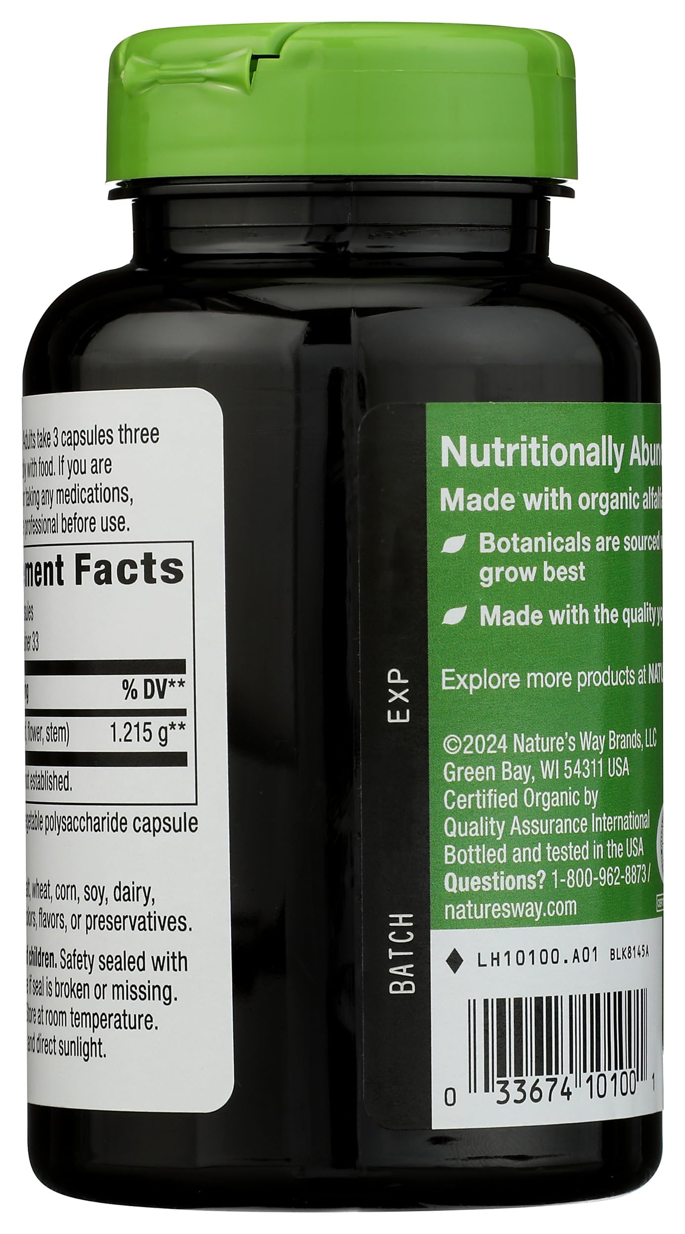 Nature's Way Alfalfa Capsule 100 Count