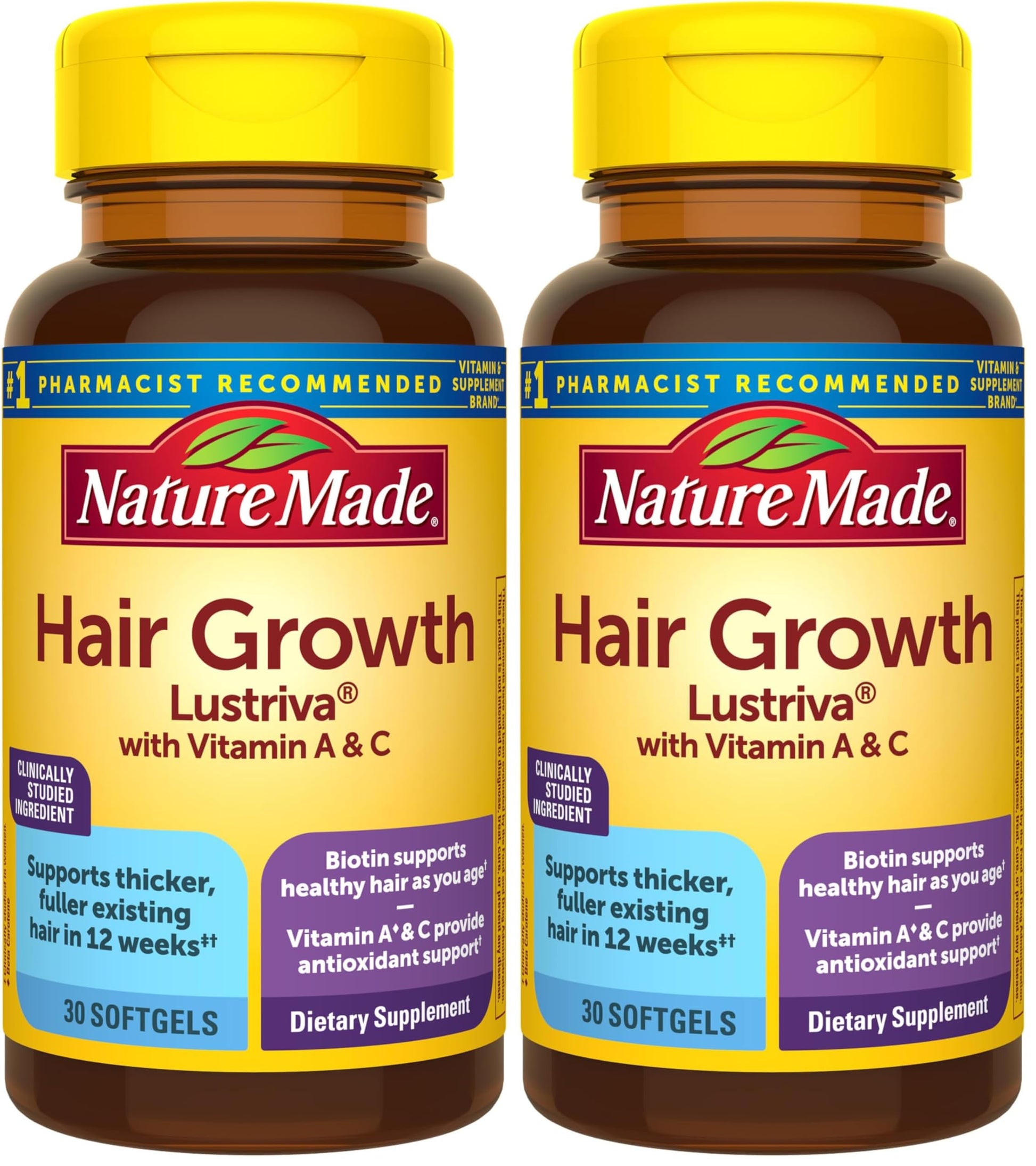 Nature Made Hair-Growth Softgels, 60 Softgels