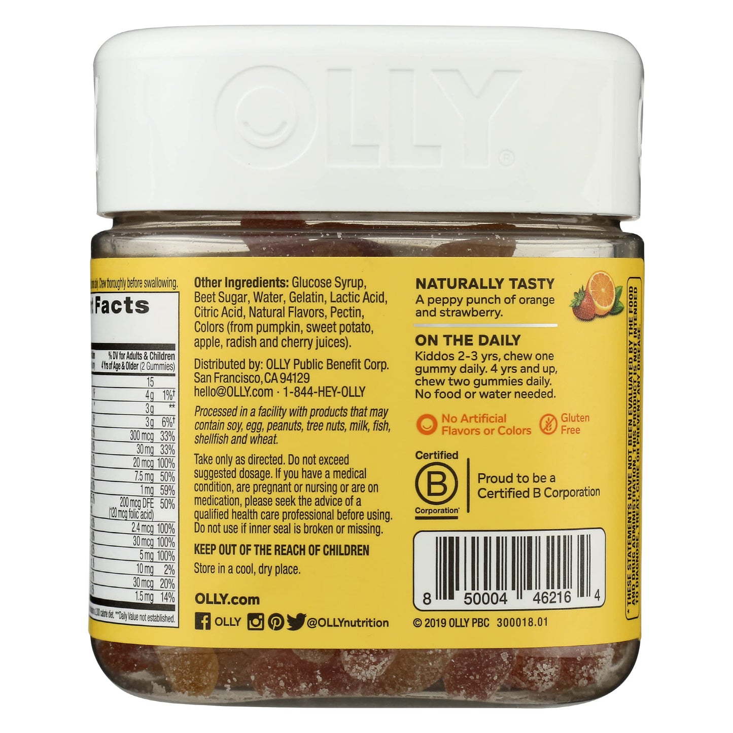OLLY Kids Multivitamin Gummy Worms 70 Count