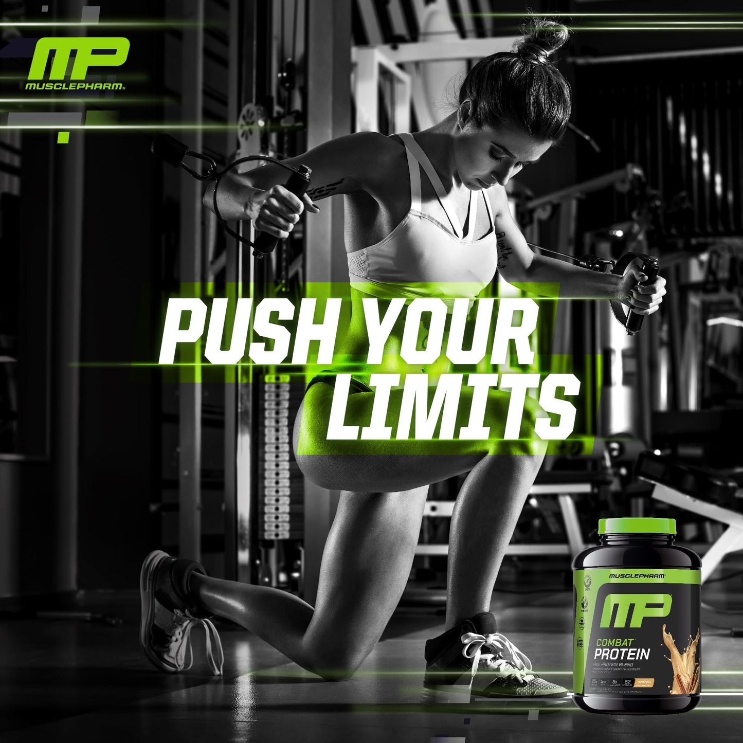 Muscle Pharm Combat Protein Powder, 68 Servings