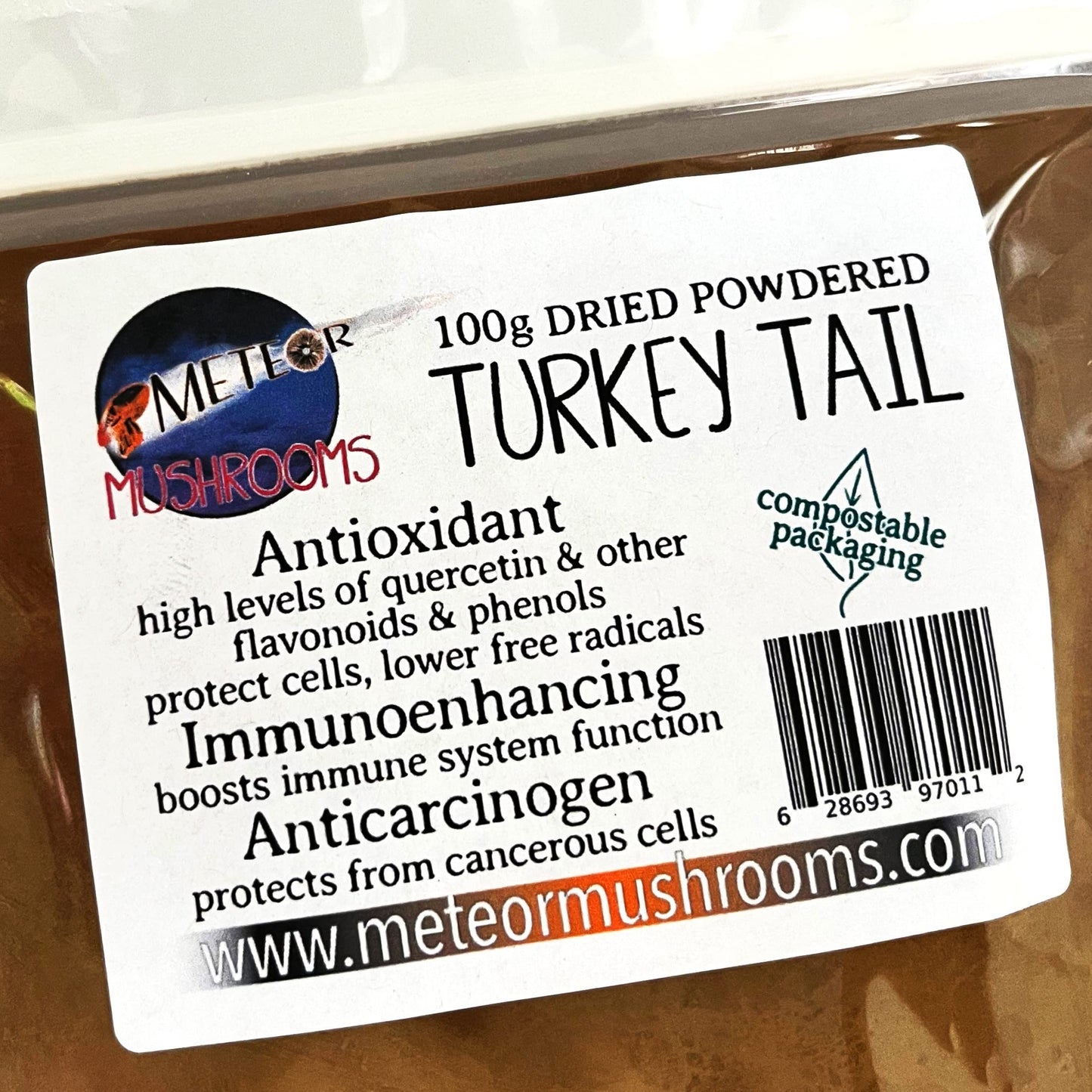 Meteor Mushrooms Turkey Tail Mushroom Powder 3.5274