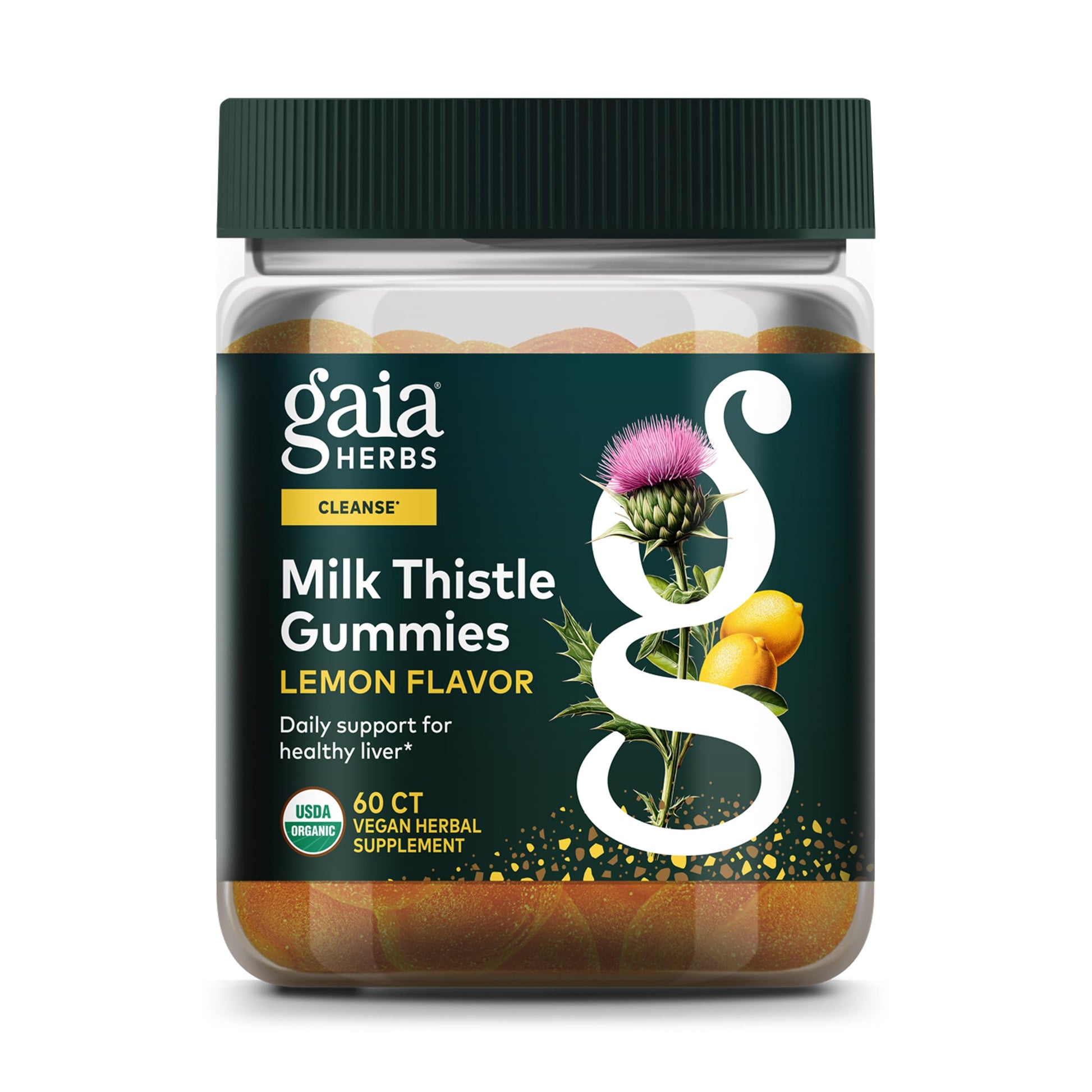 Gaia Herbs Milk Thistle Gummies, 60 Gummies