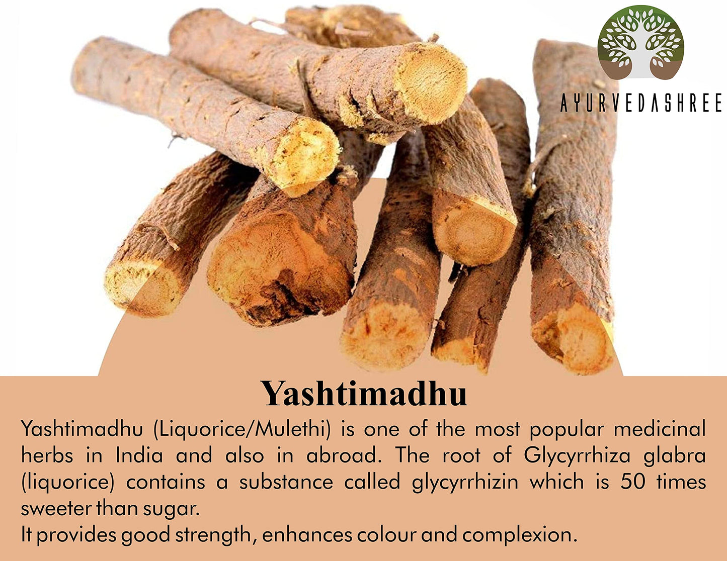 AYURVEDASHREE Yashtimadhu Powder 3.53 oz