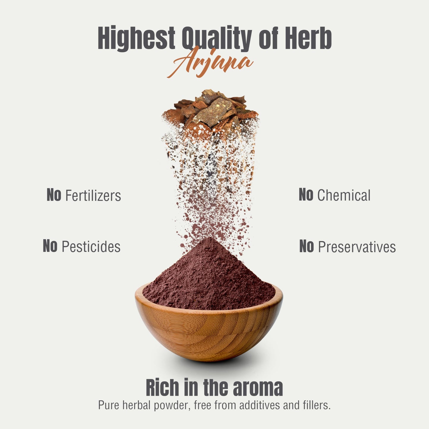 Herbsforever Terminalia Arjuna Bark Powder 16 oz