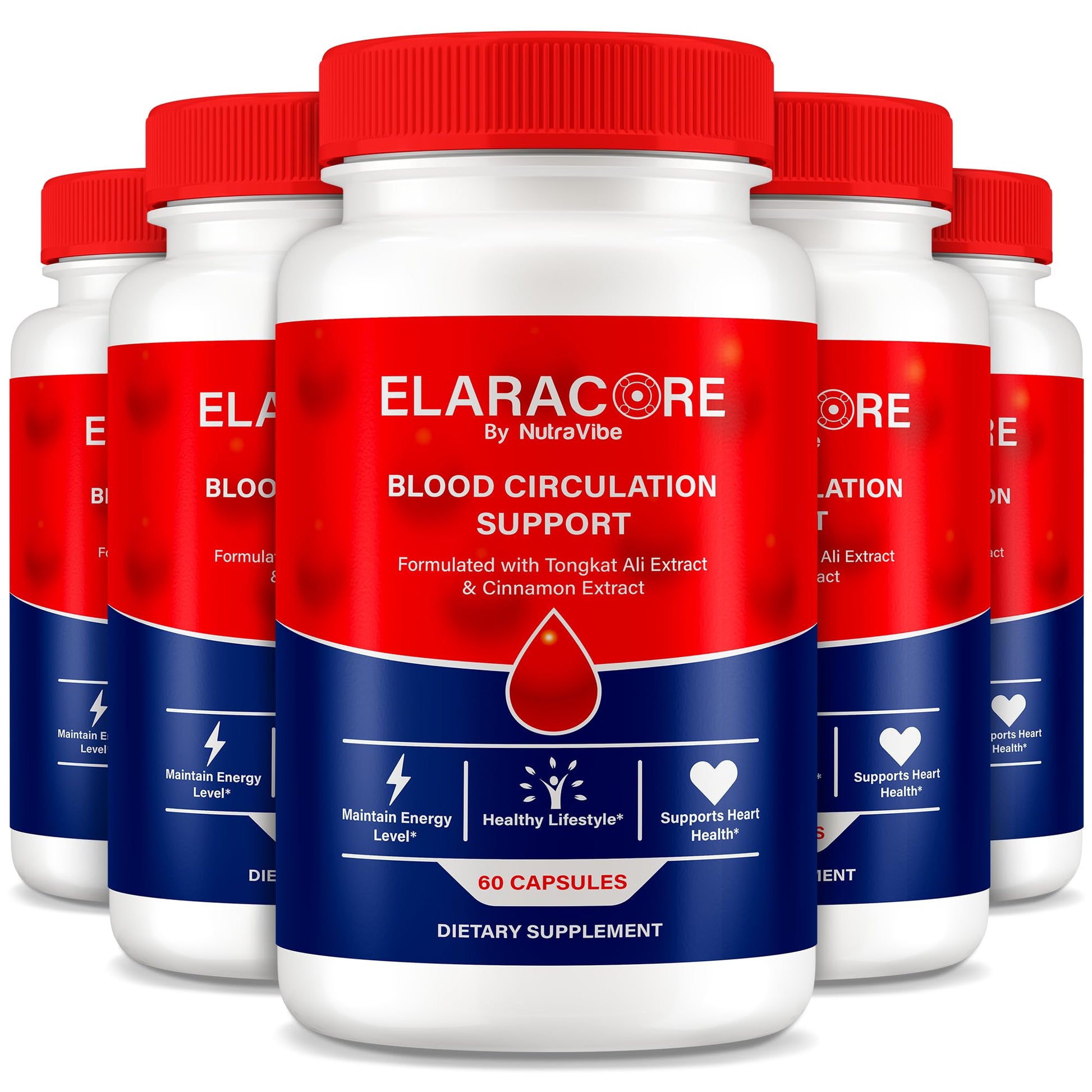 NutraVibe Elaracore Official Formula for Balance and Stable Levels Capsule, 300 Capsules