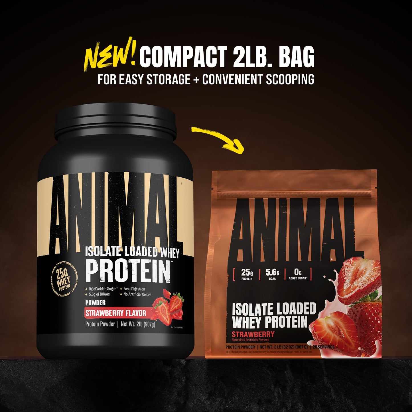 Animal Whey Isolate Protein Powder 32 Servings