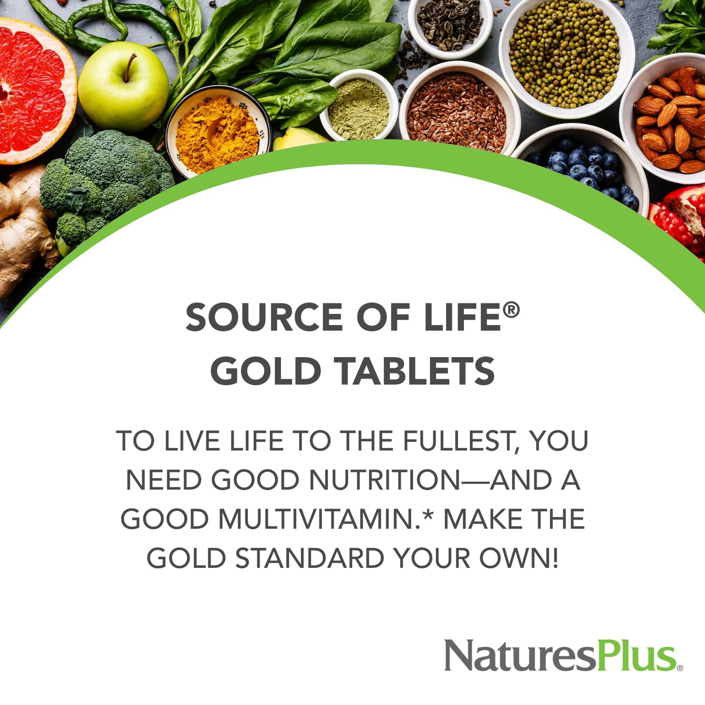 NaturesPlus Source of Life GOLD Multivitamin Tablets 180