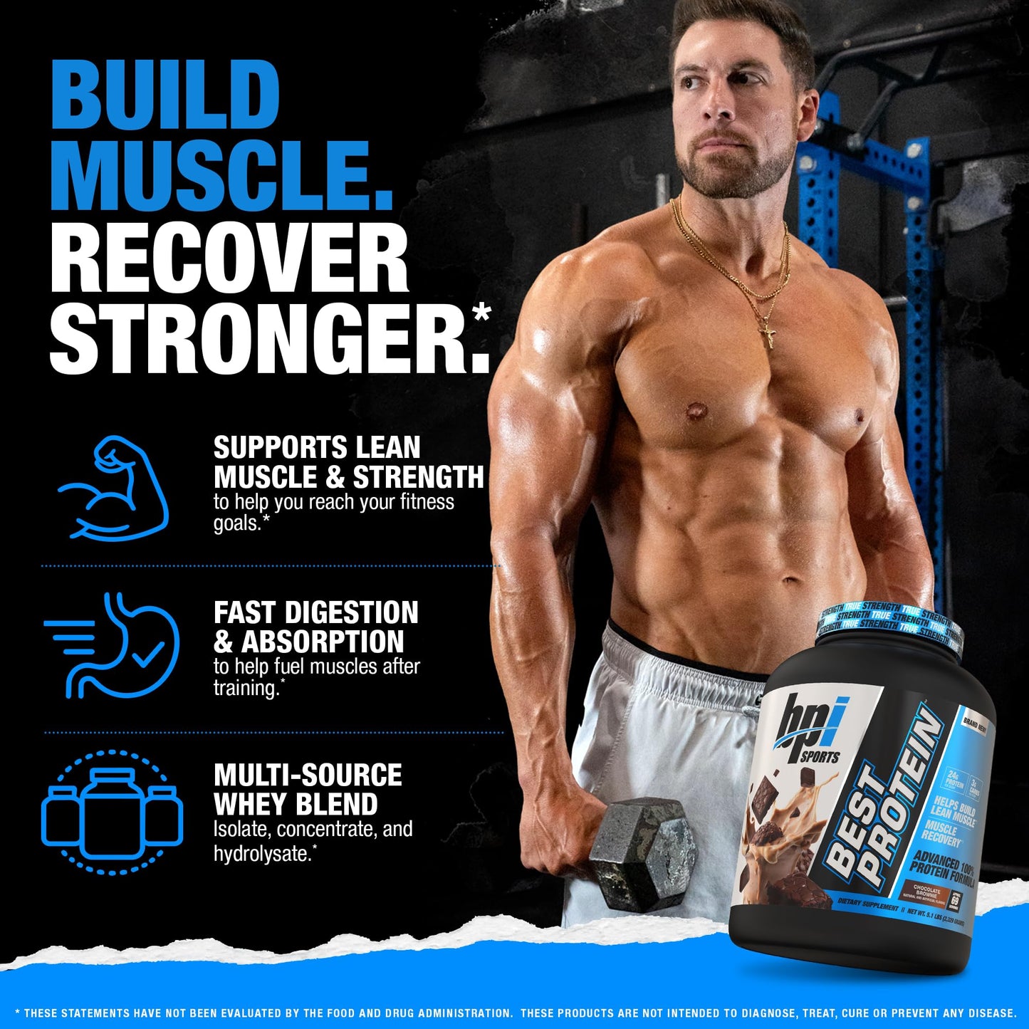 BPI Sports Best Protein 100% Whey Protein Powder 5.1 Pounds