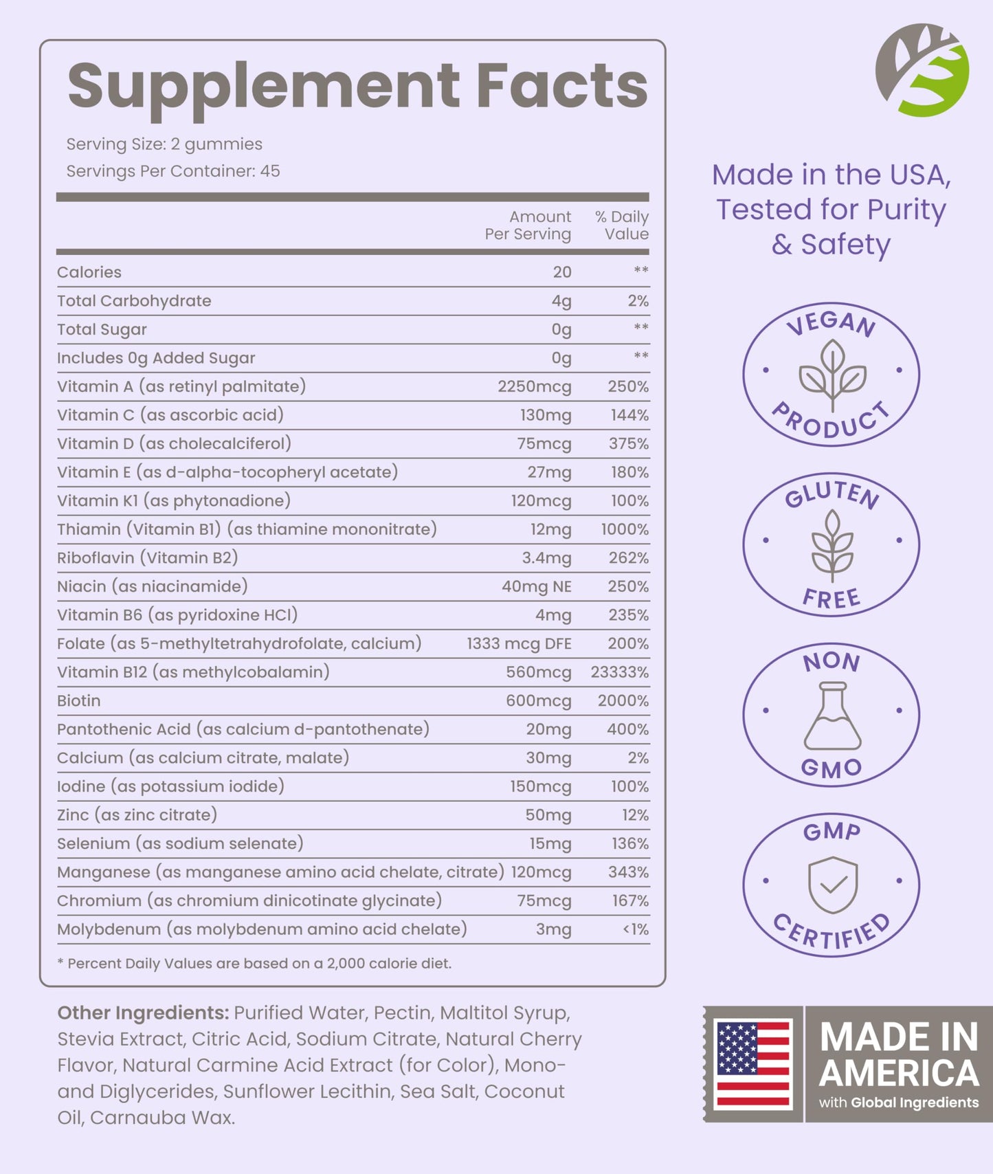 BariSlim Advanced Bariatric Multivitamin Gummies 90 Gummies