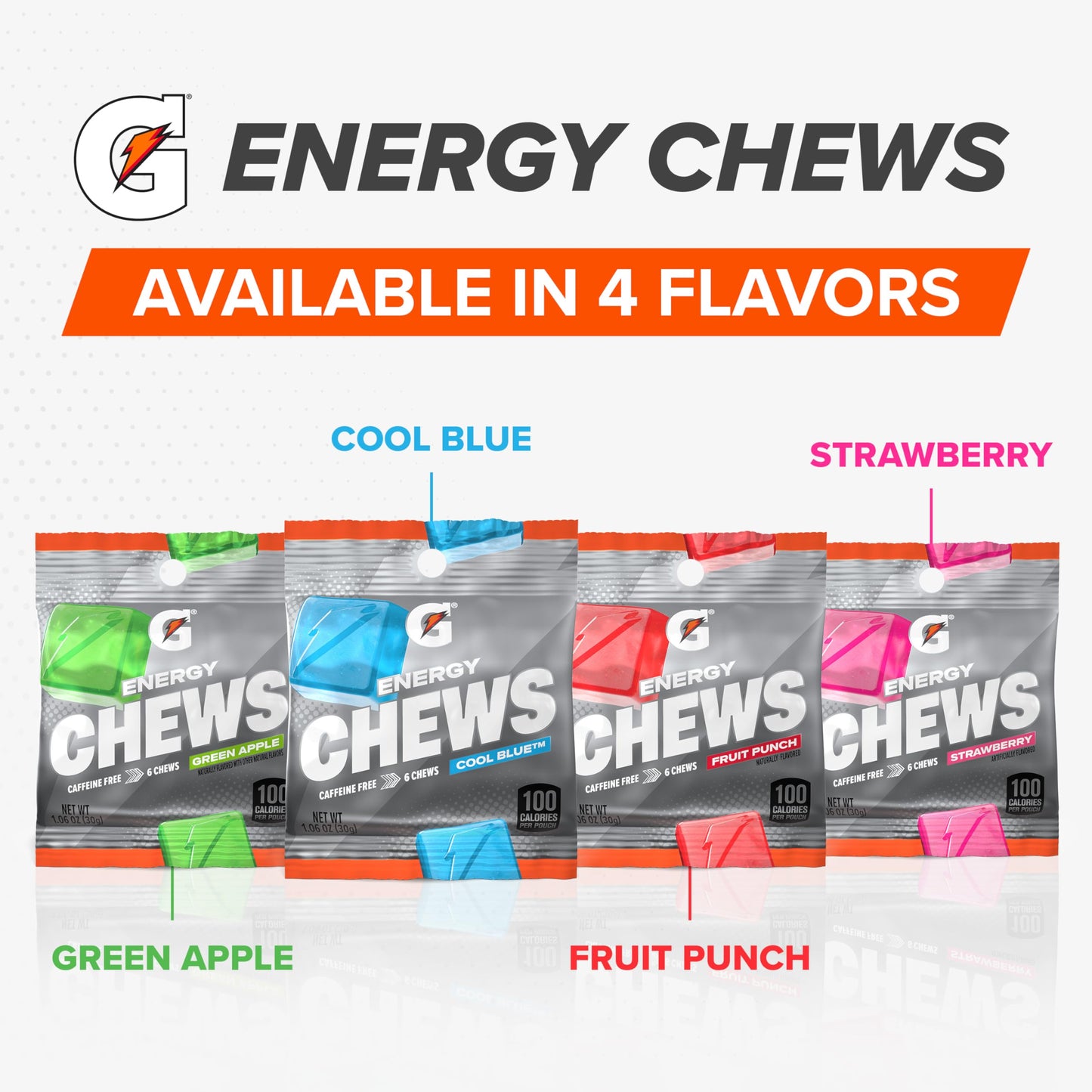 Gatorade Energy Chews Gummy 5 Pack