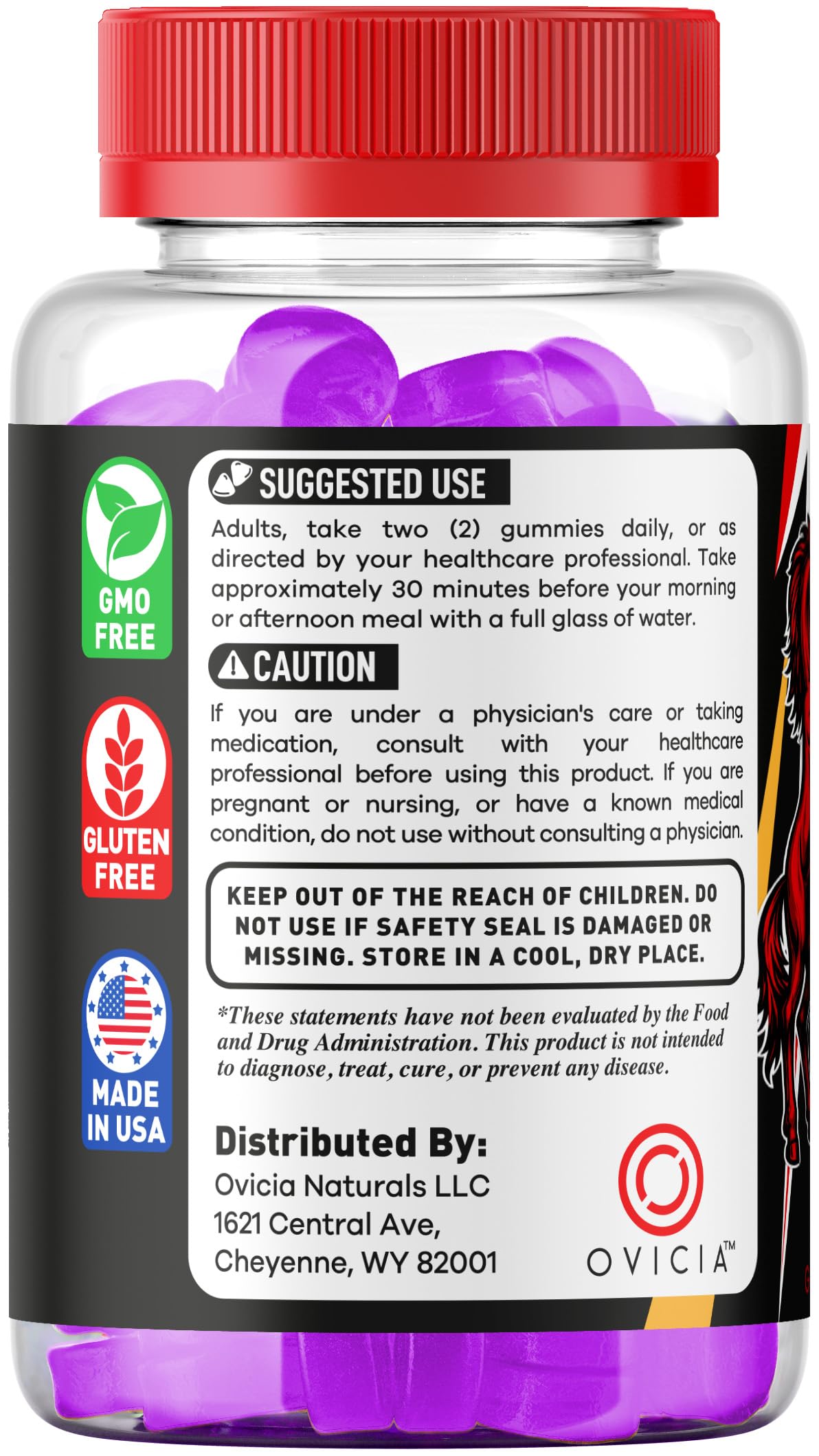 OVICIA TurboHard Gummies 120 Gummies