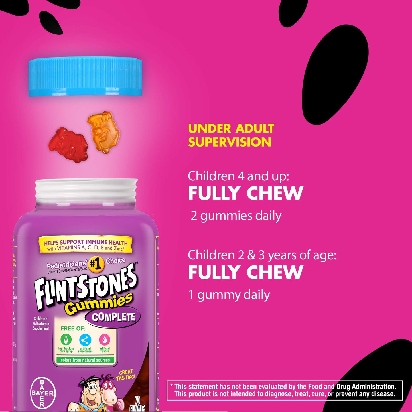 Flintstones Vitamins Flintstones Gummies Gummy, 70 Count