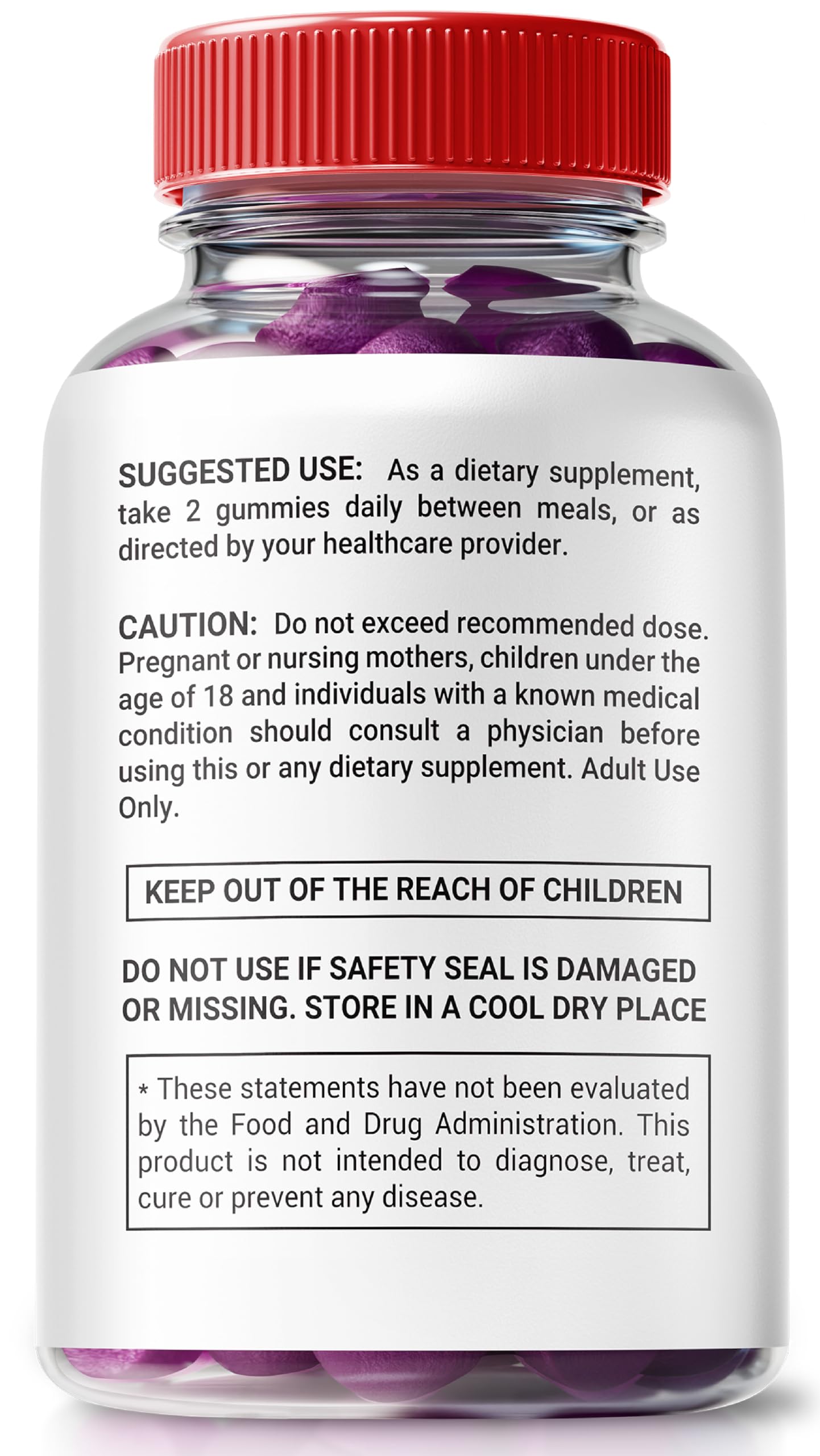 NutraRize Vital Grow XL Testo Gummies for Men, 180 Gummies