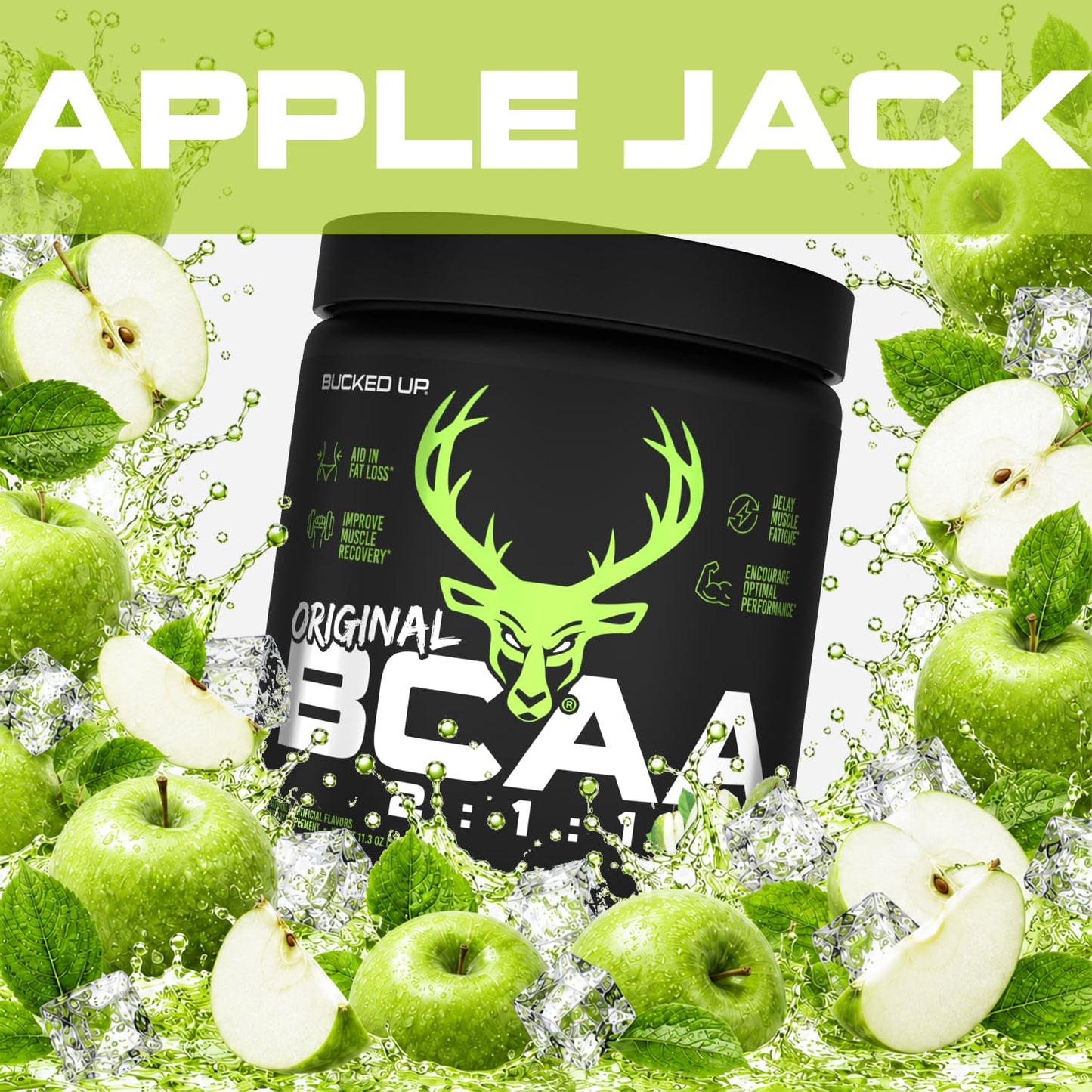 Bucked Up Original BCAA 2:1:1 Branched Chain Essential Amino Acids Powder 11.11 oz