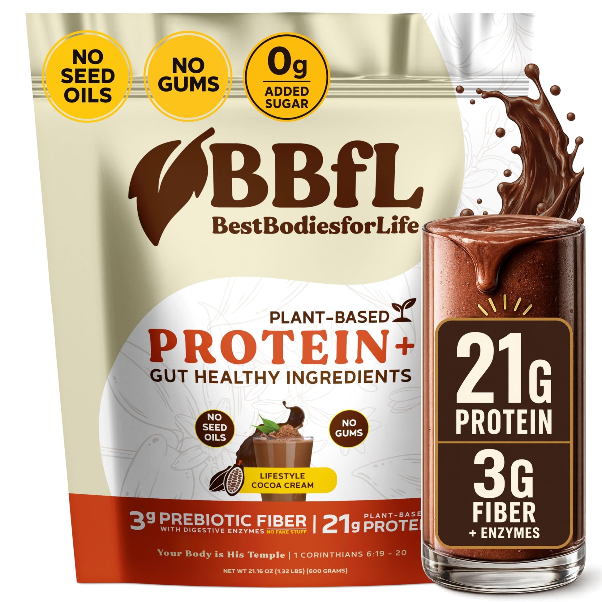 BBfL Plant-Based Protein Shake Powder 20.48