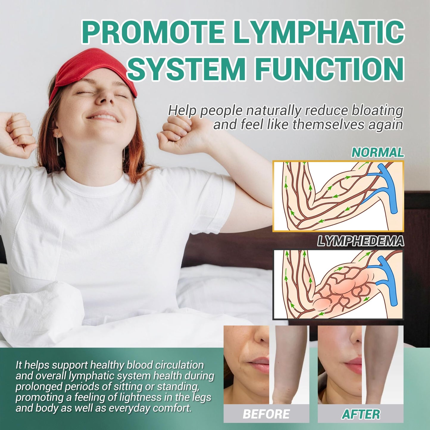 Kaseano Lymphatic Drainage Supplement Softgels 300