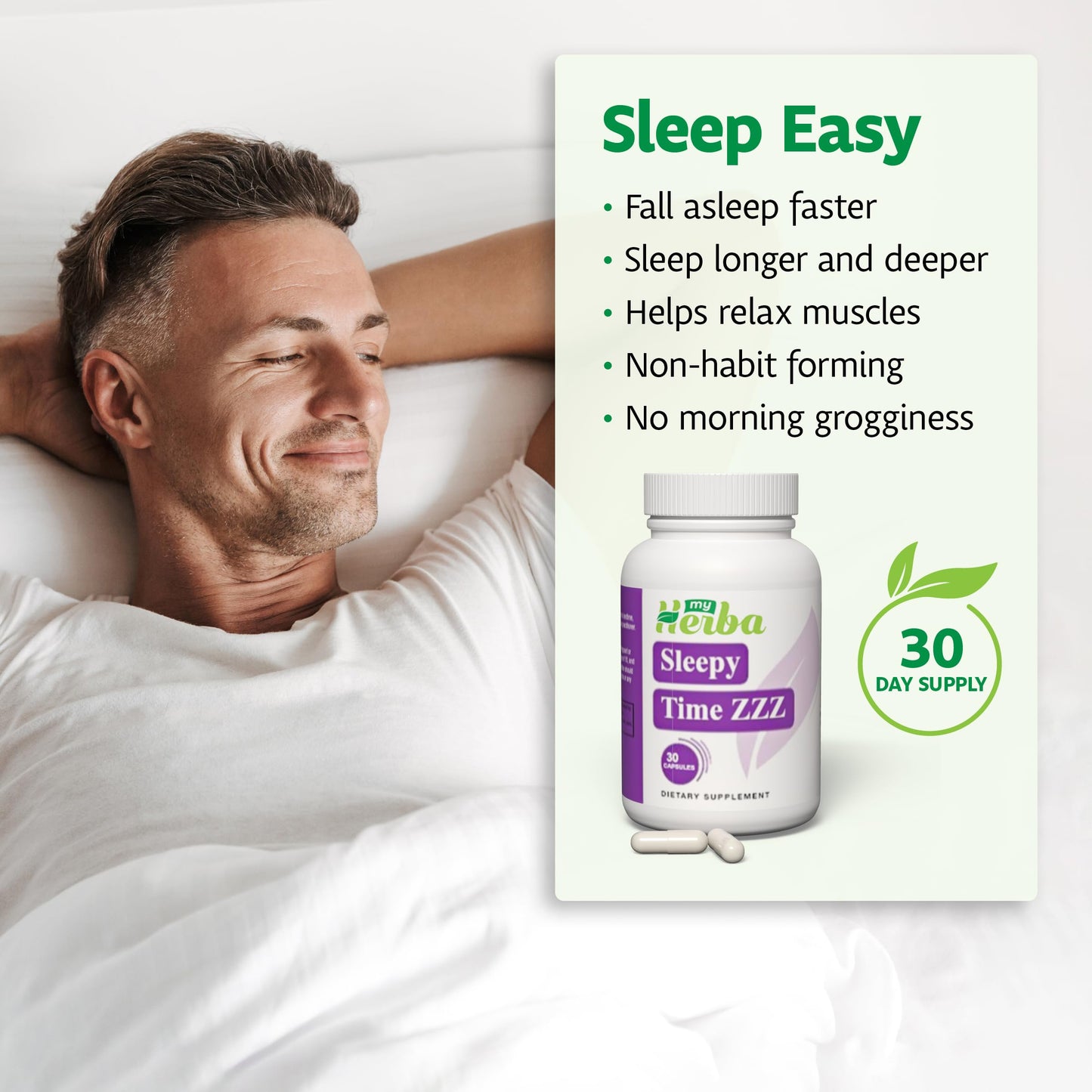 MyHerba Sleepy Time ZzZ Supplement Capsule 30 Capsules