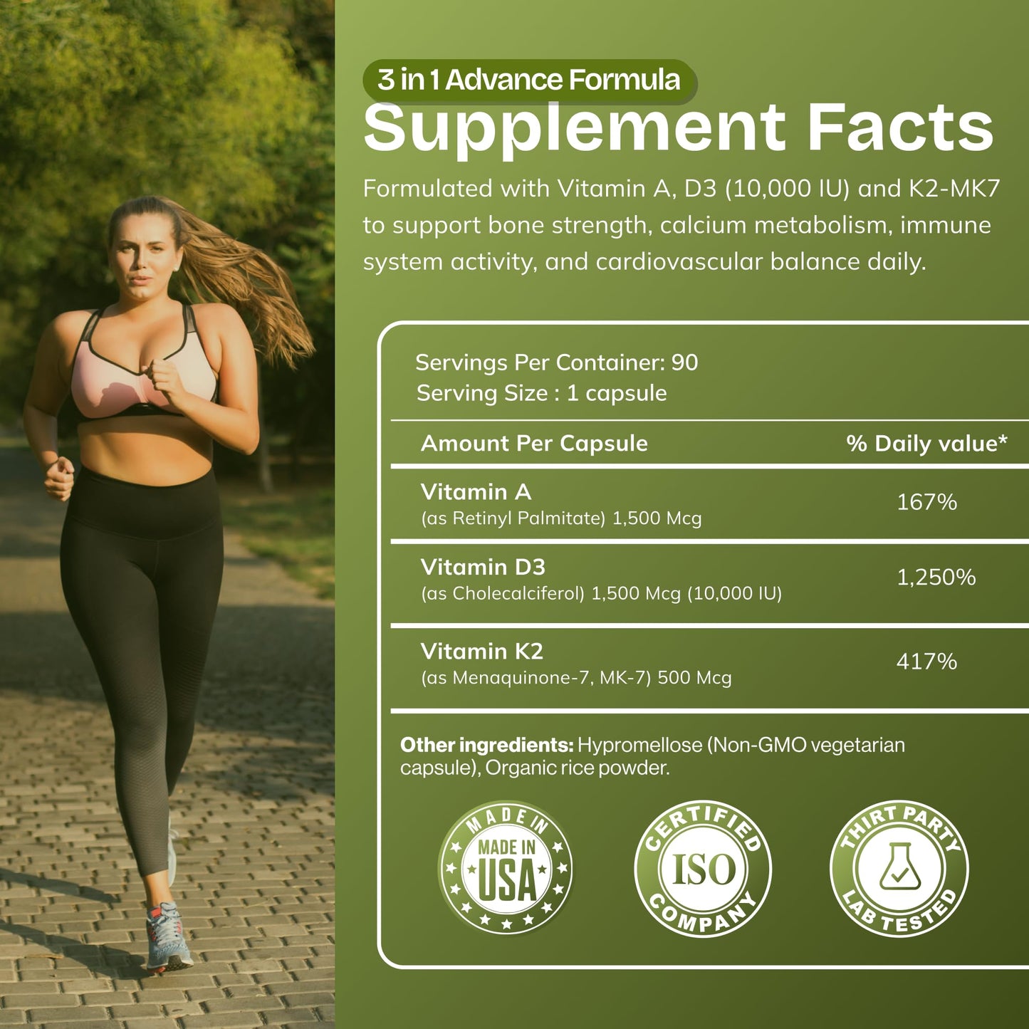 AND GIVE US TODAY OUR DAILY Daily Vites ADK 10 Vitamin Supplement Capsules 180