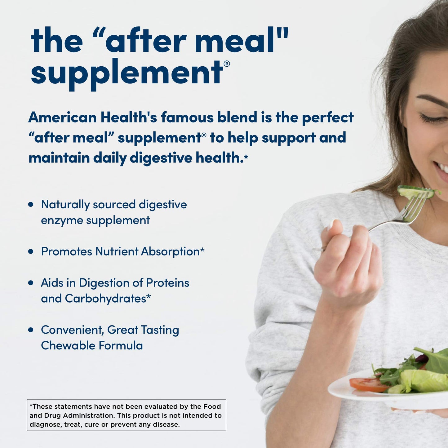 American Health Papaya Enzyme Tablet 600 Count