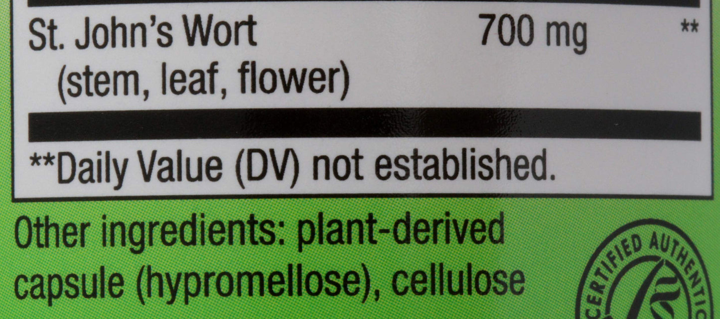 Nature's Way Saint John's Wort Herb Capsules 1 Count