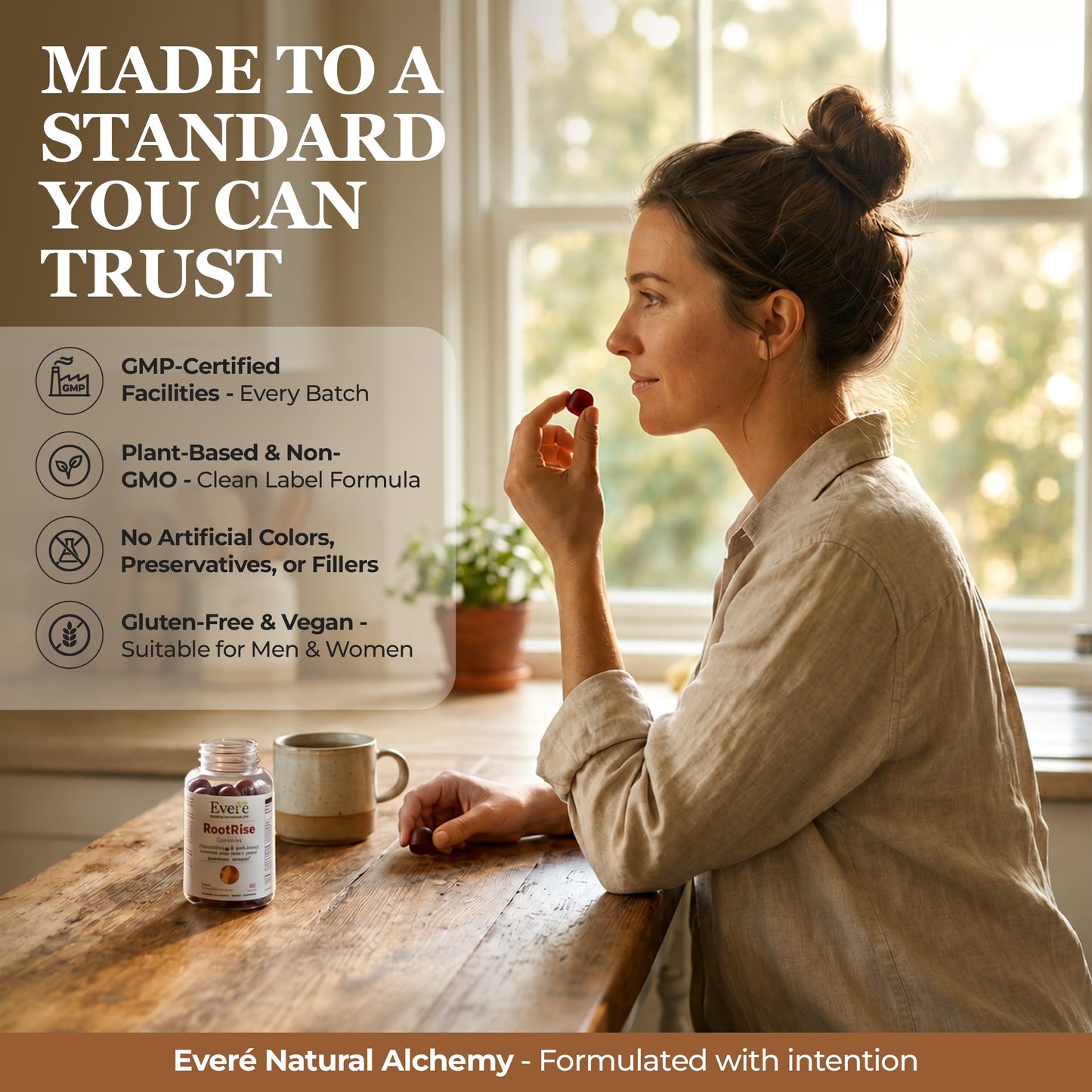 The EverÉ Natural Alchemy Evere RootRise 60 Tablets