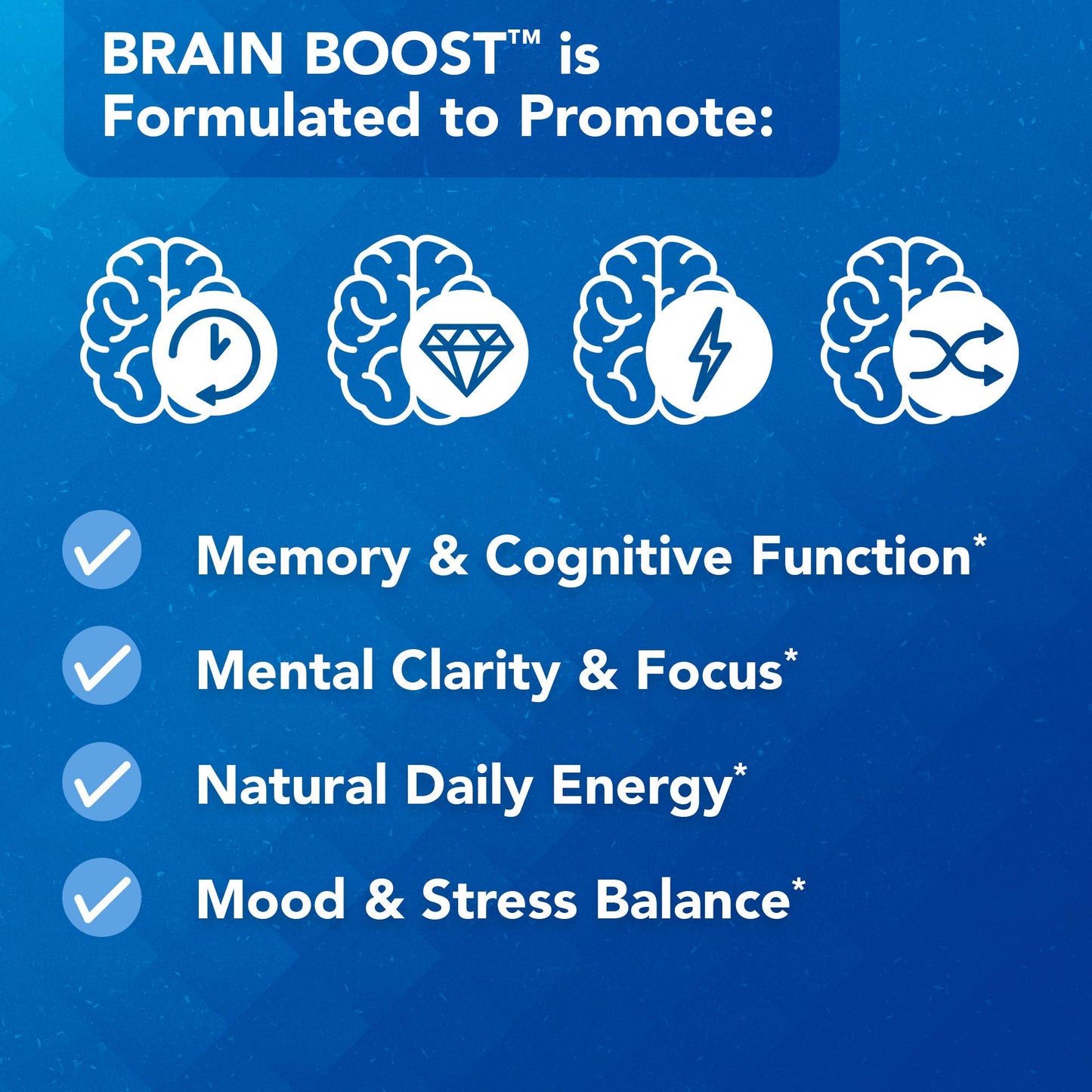 Vital Plan Brain Boost Supplement Capsules 120 Count