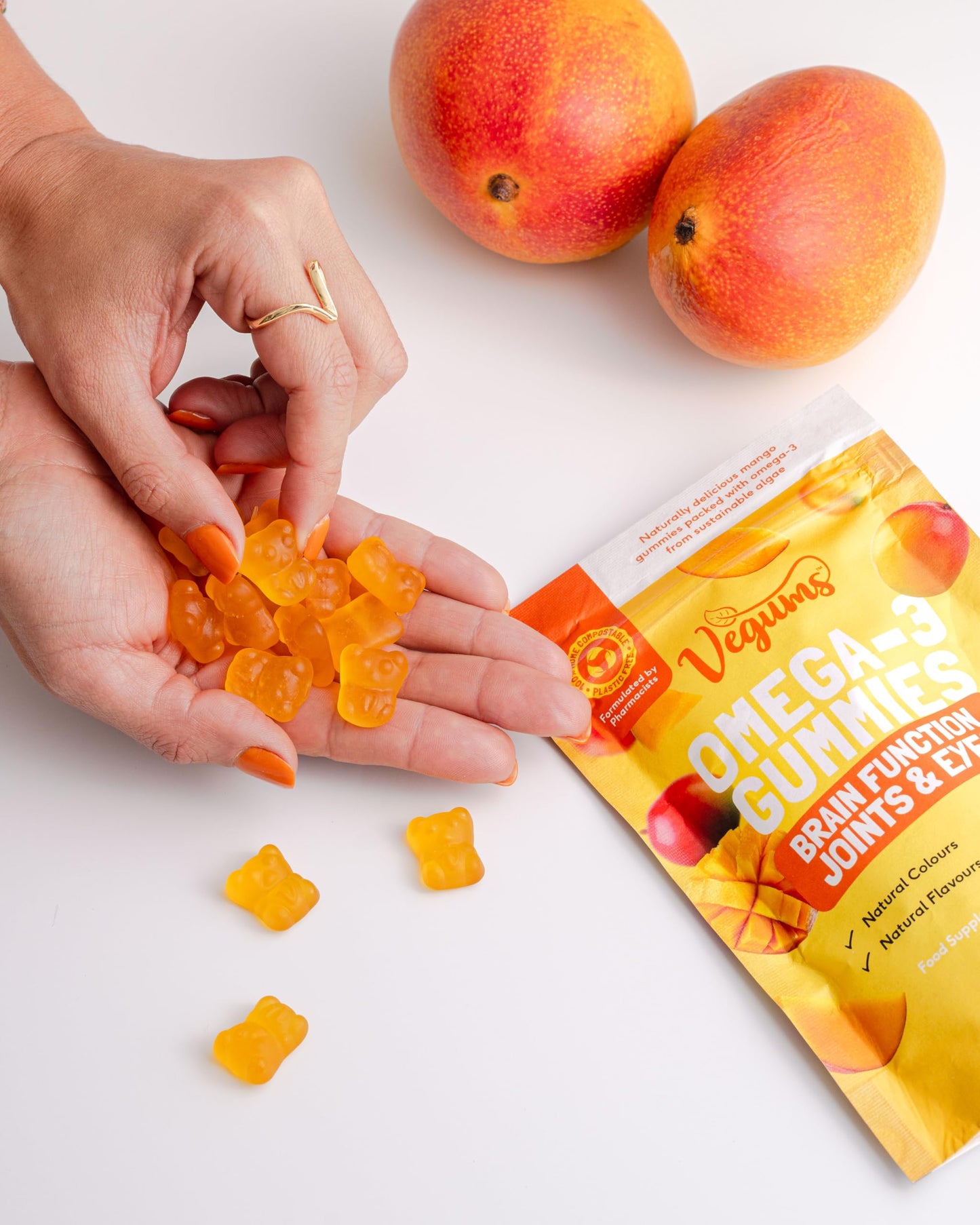 Vegums Fish-Free Omega-3 Gummies, 60 Gummies