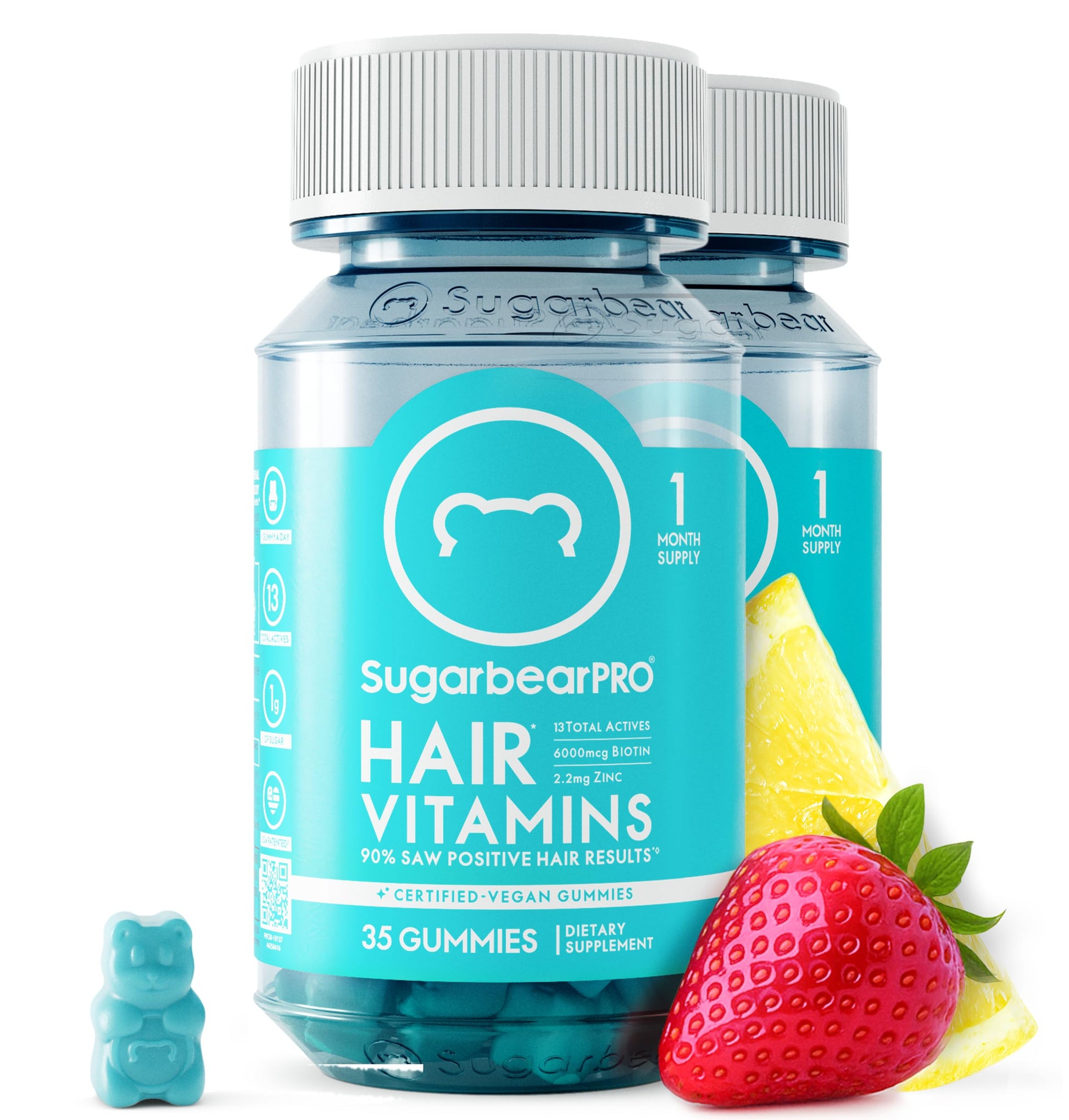 SugarBearHair SugarbearPRO Hair Vitamin Gummy 60 Gummies