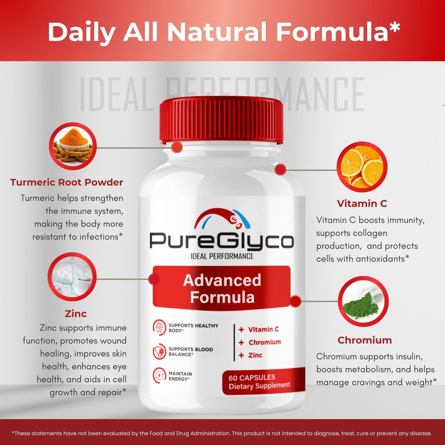 IDEAL PERFORMANCE PureGlyco Capsules 300 Count