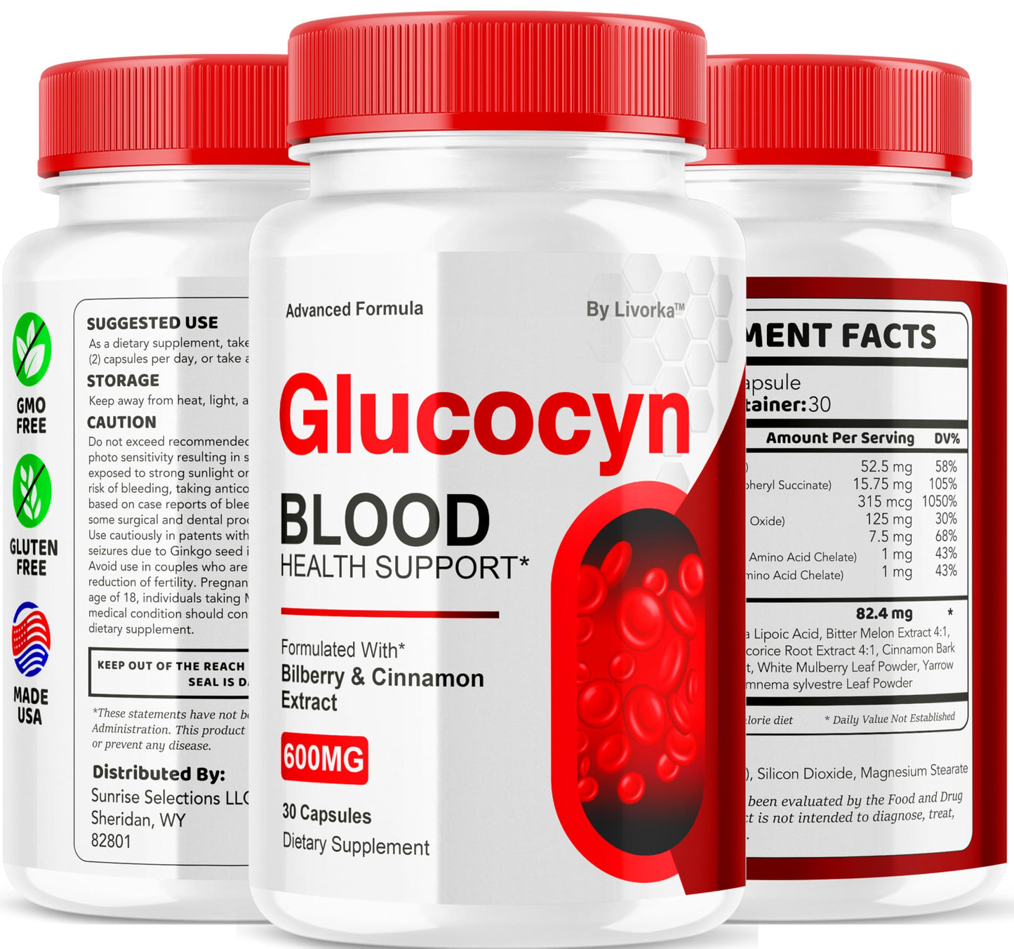 LIVORKA Glucocyn Capsule 90 Capsules