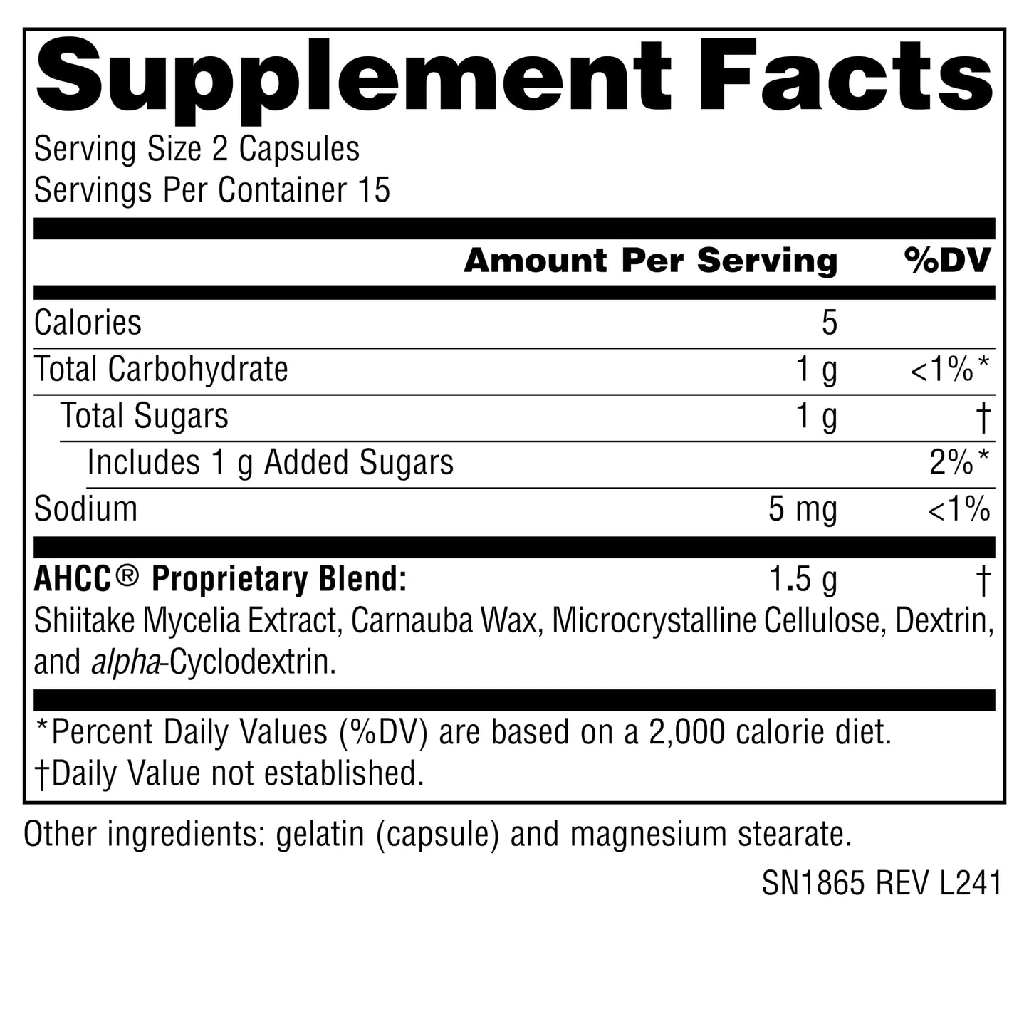 Source Naturals AHCC 750 mg Capsules, 30 Count