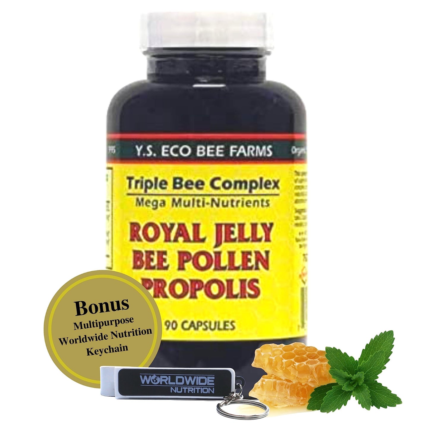 Worldwide Nutrition Triple Bee Complex Capsule 90 Count