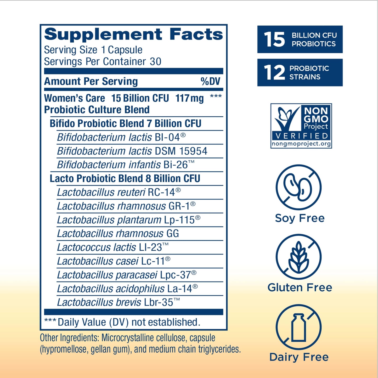 Renew Life Women's Probiotic Capsules, 30 Count