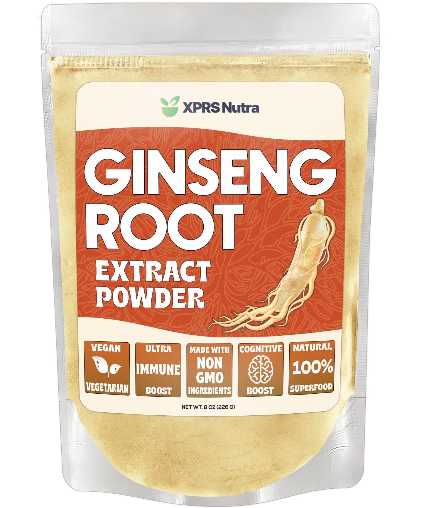 XPRS Nutra Ginseng Root Extract Powder 8 Ounce